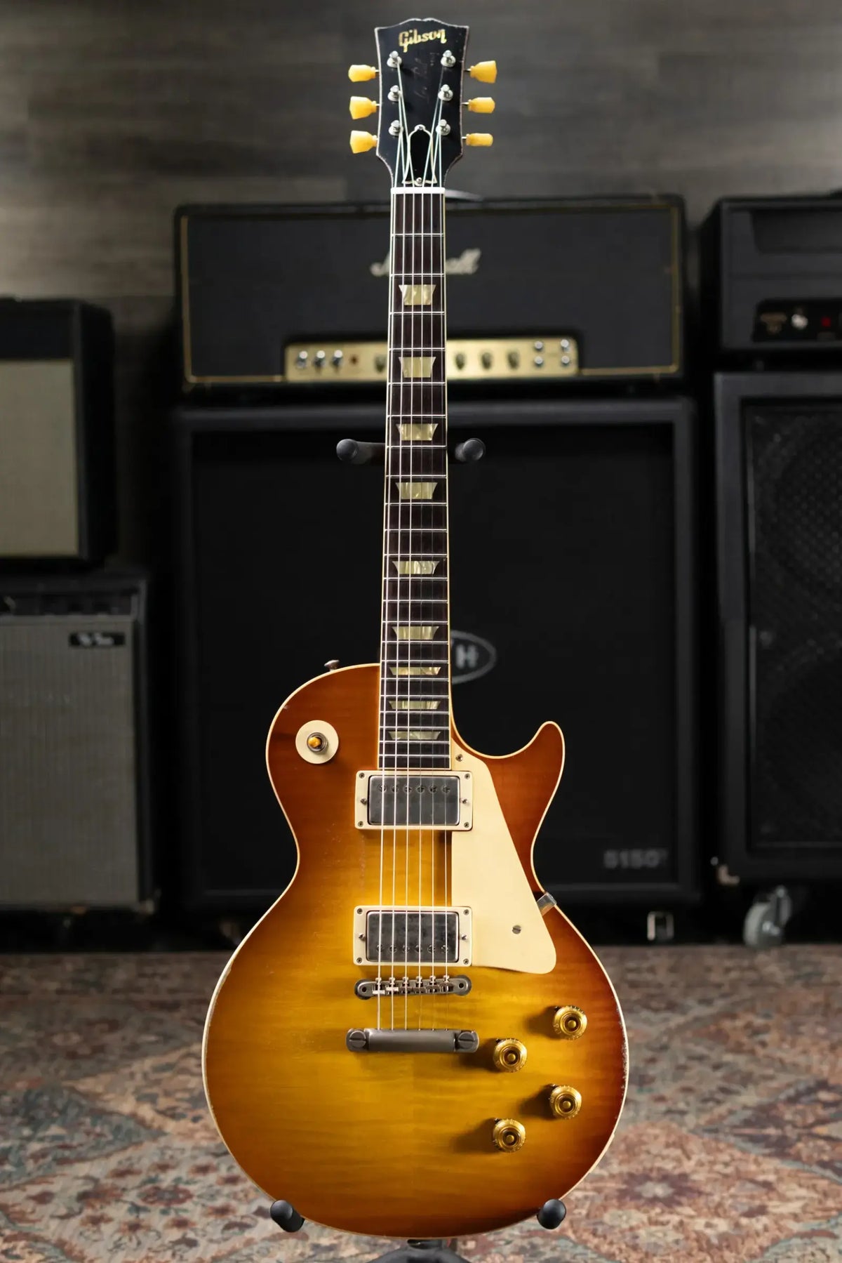 Gibson Custom Shop Limited Edition 1959 Les Paul Standard Reissue Murphy Lab Electric Guitar - Faded Peach Burst Heavy Aged with Hardshell Case