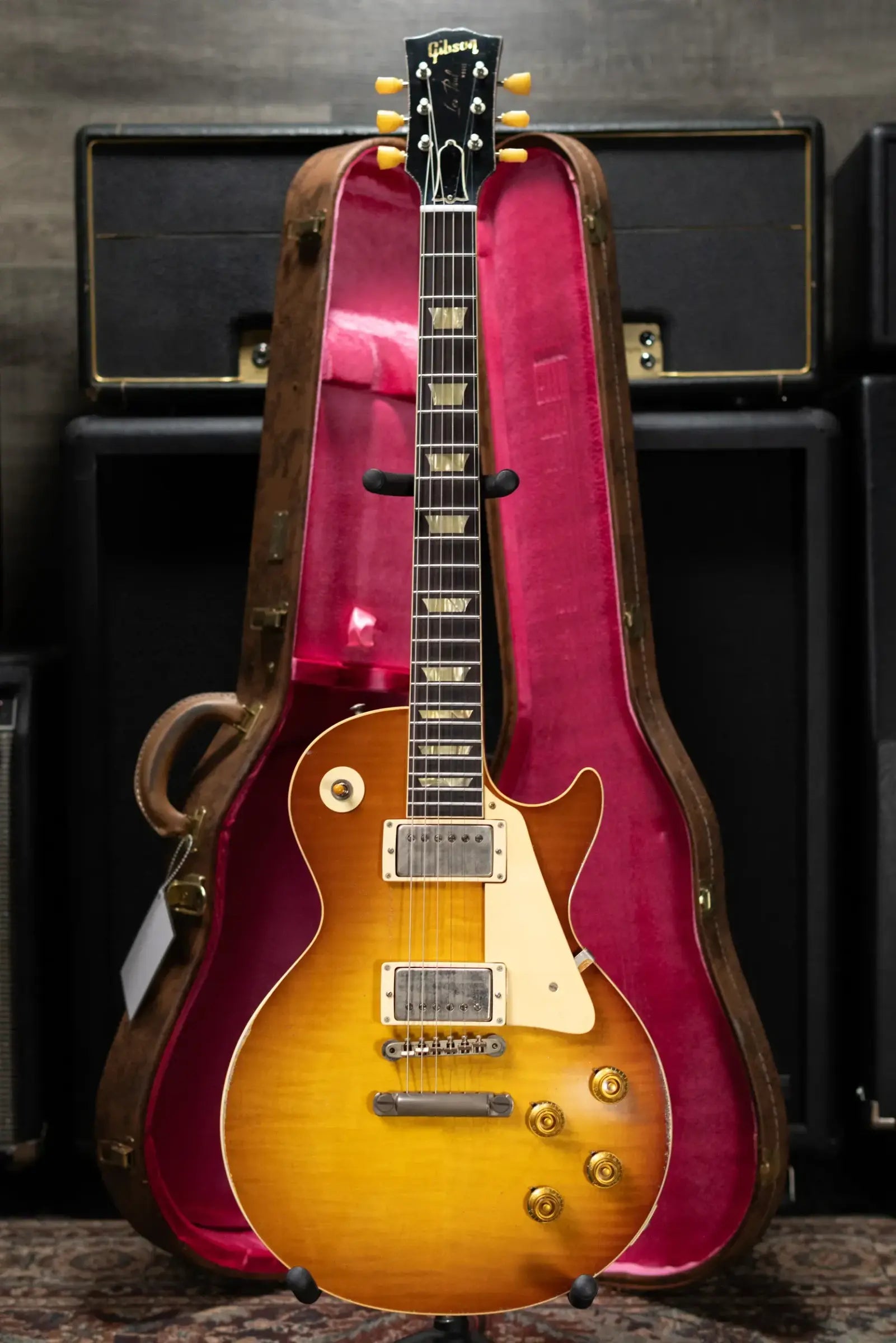 Gibson Custom Shop Limited Edition 1959 Les Paul Standard Reissue Murphy Lab Electric Guitar - Faded Peach Burst Heavy Aged with Hardshell Case