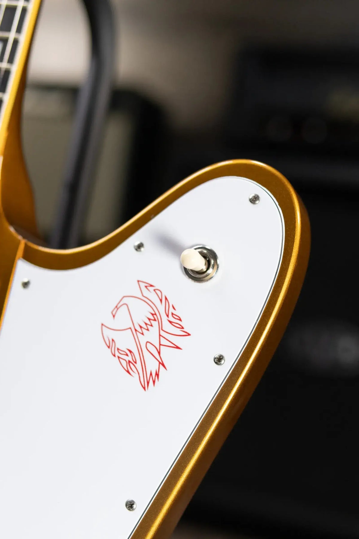Gibson Custom Shop Limited Edition 1963 Firebird VII Maestro Electric Guitar - Double Gold Gloss with Hardshell Case