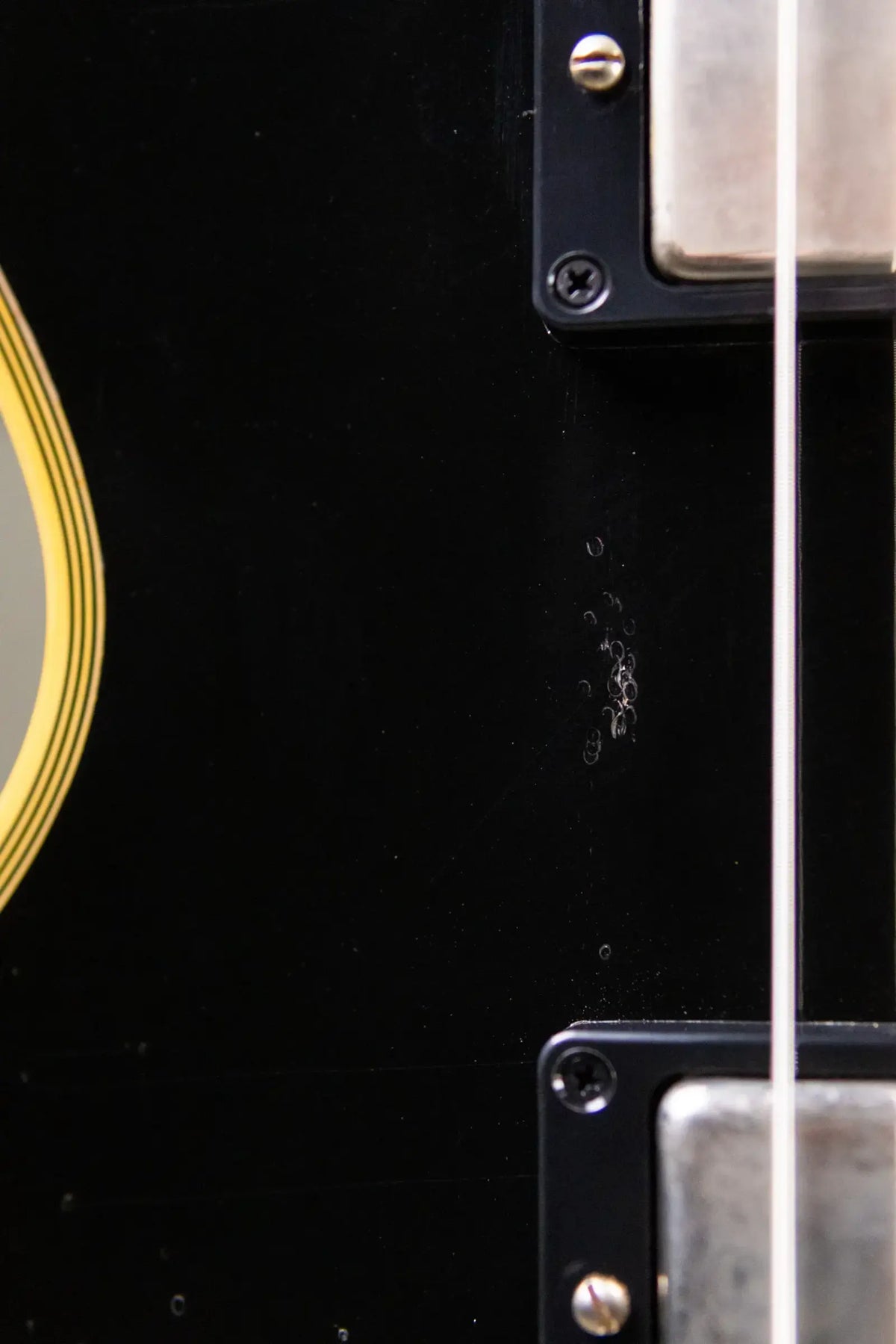 Gibson Custom Shop Limited Edition 1968 Les Paul Custom Reissue Murphy Lab Electric Guitar - Ebony Top, Gold Back with Hardshell Case