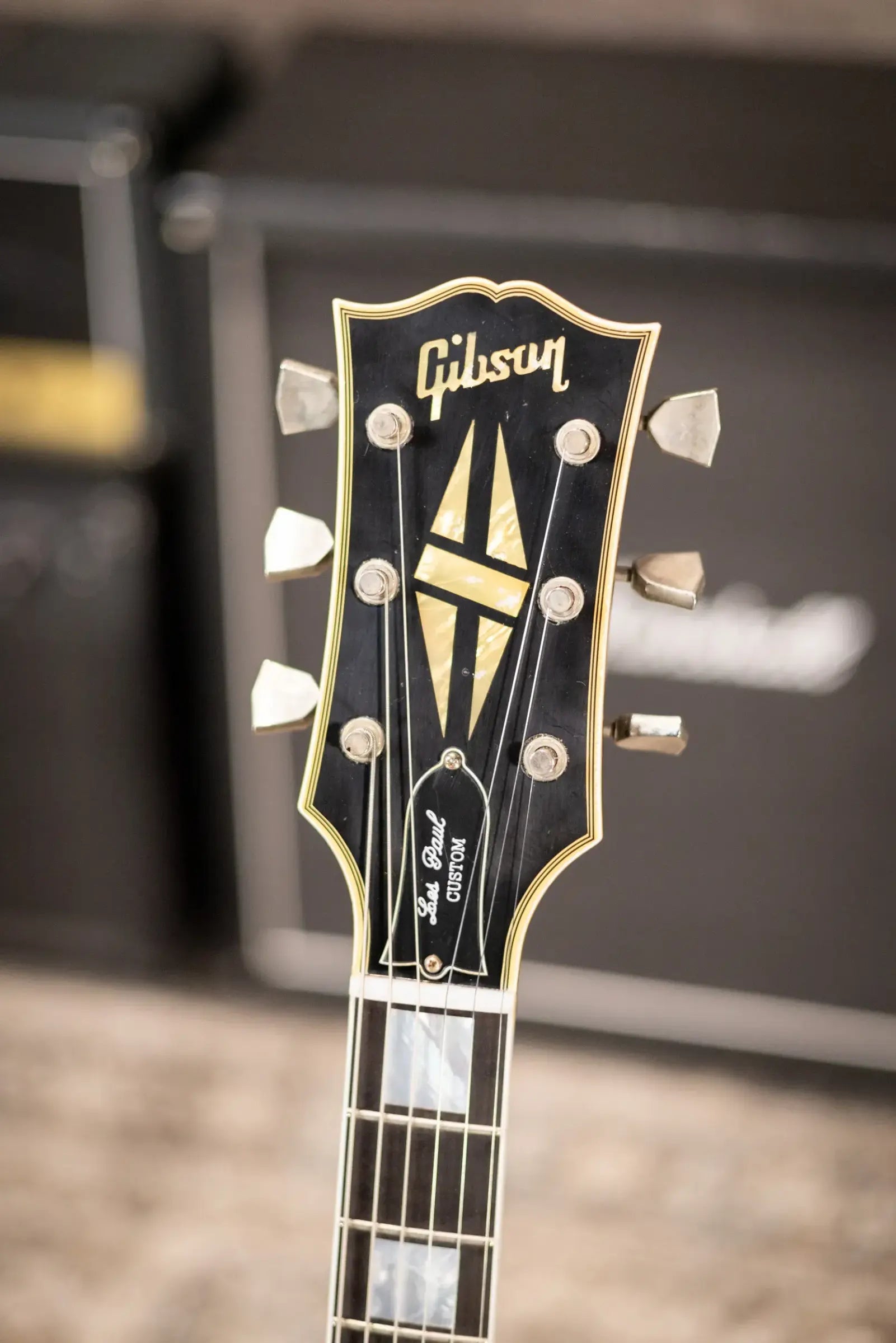 Gibson Custom Shop Limited Edition 1968 Les Paul Custom Reissue Murphy Lab Electric Guitar - Olive Drab Top Ebony Back Heavy Aged with Hardshell Case