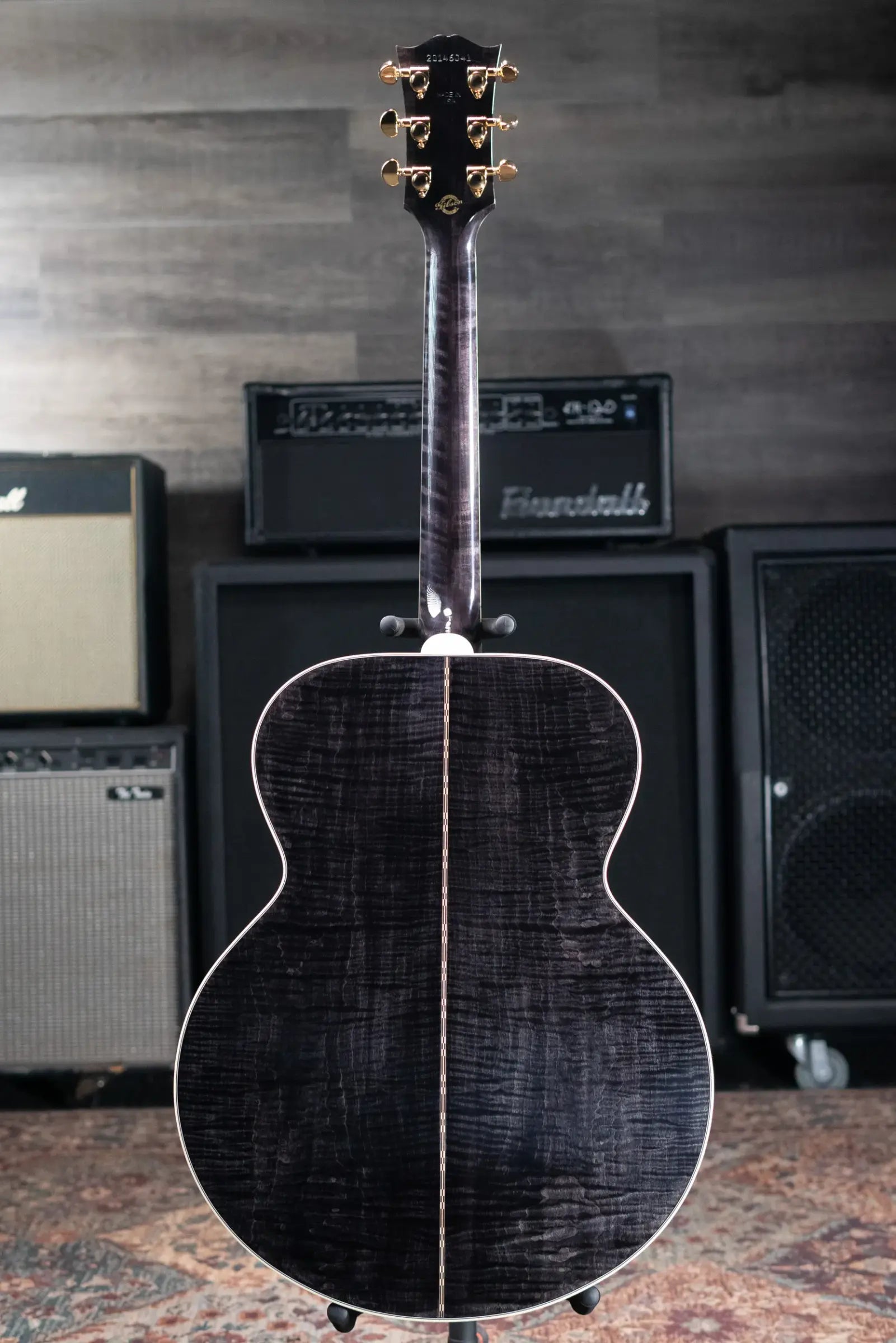 Gibson Custom Shop Made-to-Measure SJ-200 Standard Acoustic Guitar - Cobra Burst with Hardshell Case