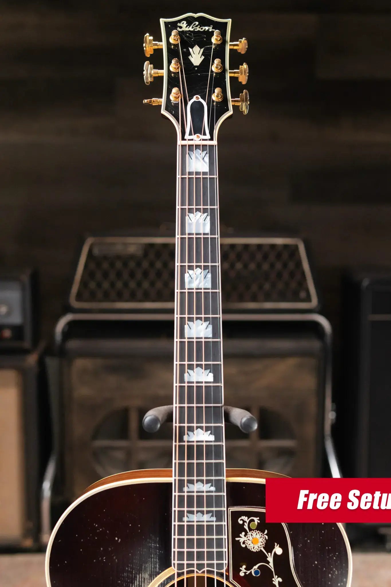 Gibson Custom Shop Pre-War SJ-200 Rosewood Murphy Lab Light Aged Acoustic Guitar - Faded Vintage Sunburst with Hardshell Case