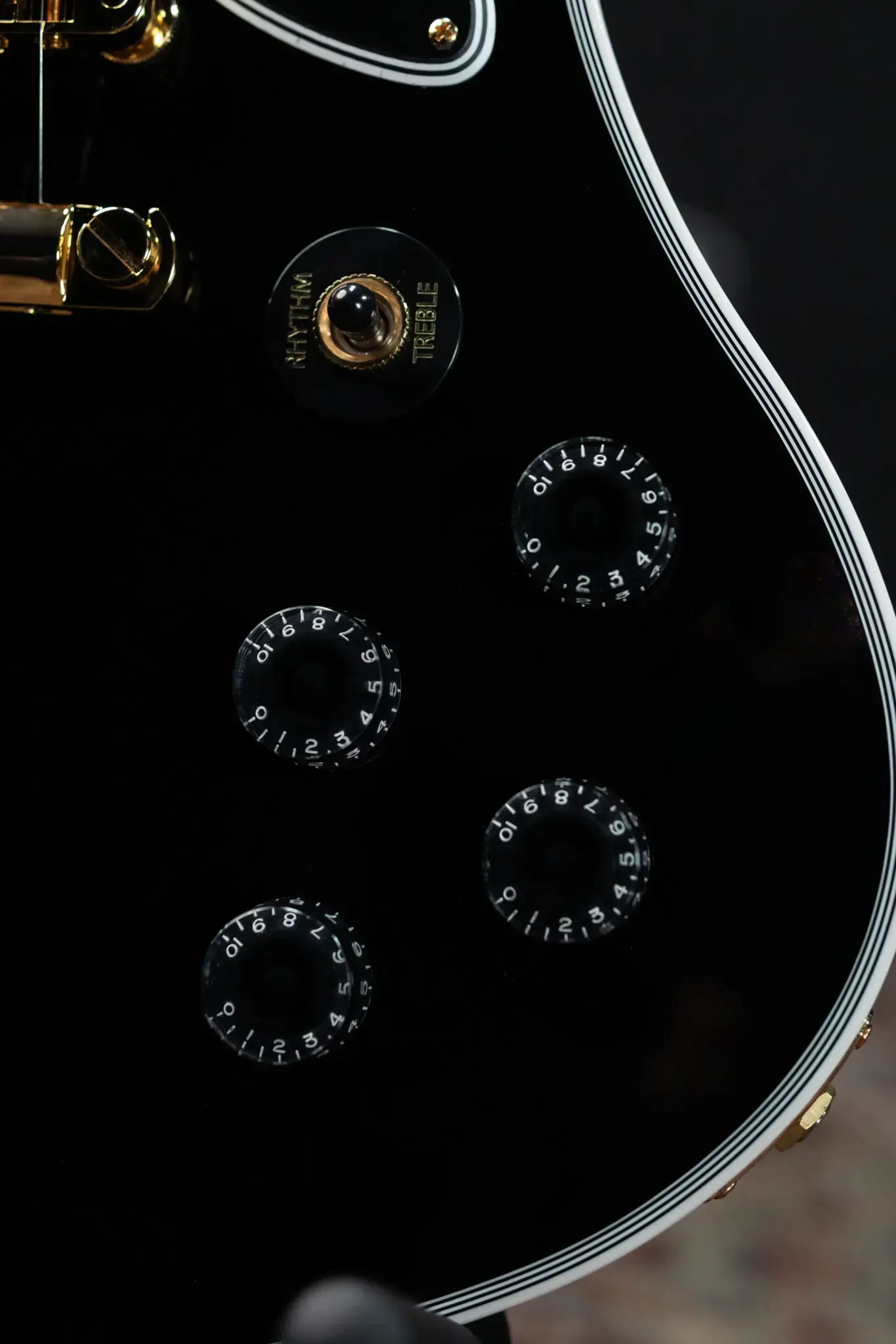 Gibson Custom Shop RD Custom Electric Guitar - Ebony with Hardshell Case