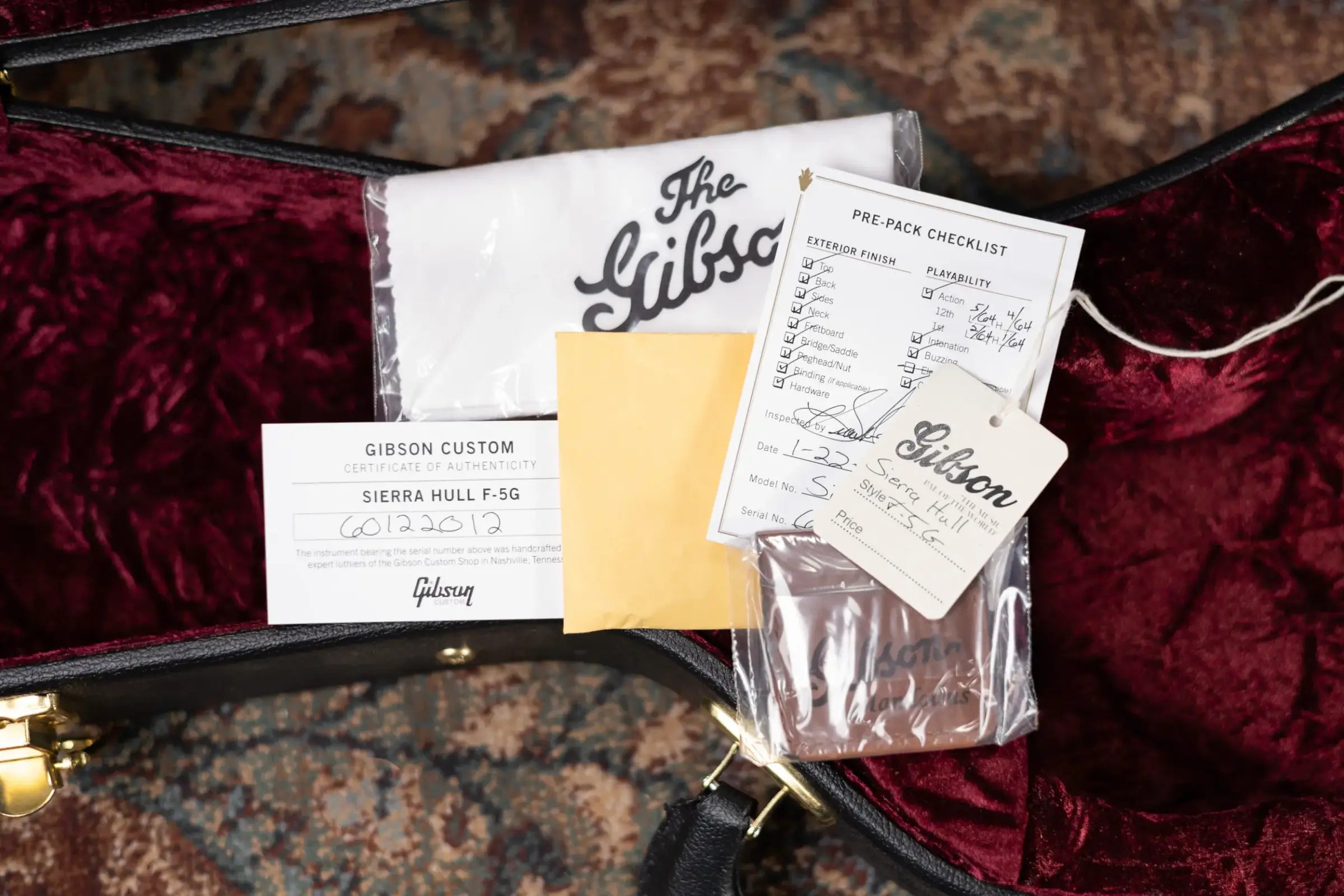 Gibson Custom Shop Sierra Hull F-5G VOS Varnish Mandolin - Sierra Burst with Hardshell Case