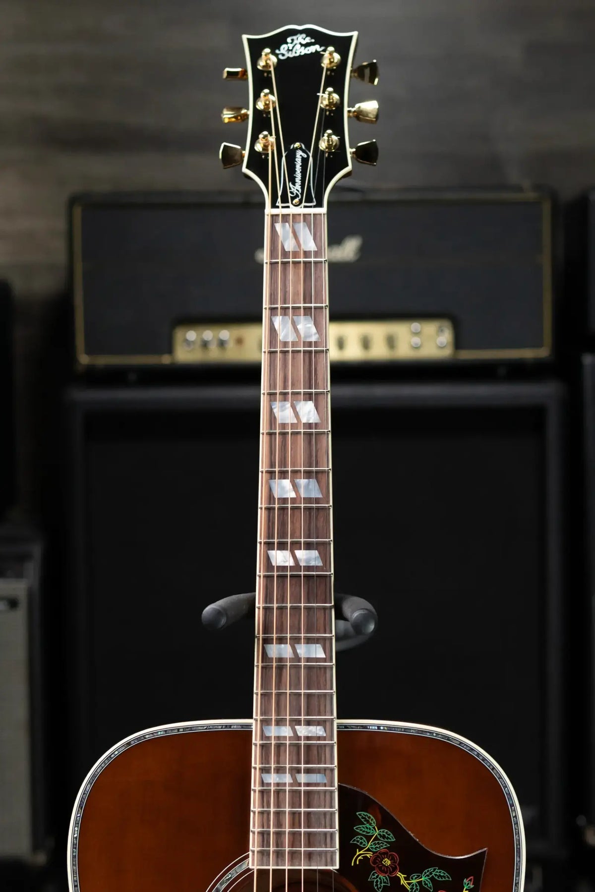 Gibson Dove Anniversary Limited Edition Acoustic/Electric Guitar - Cremona Burst with Hardshell Case
