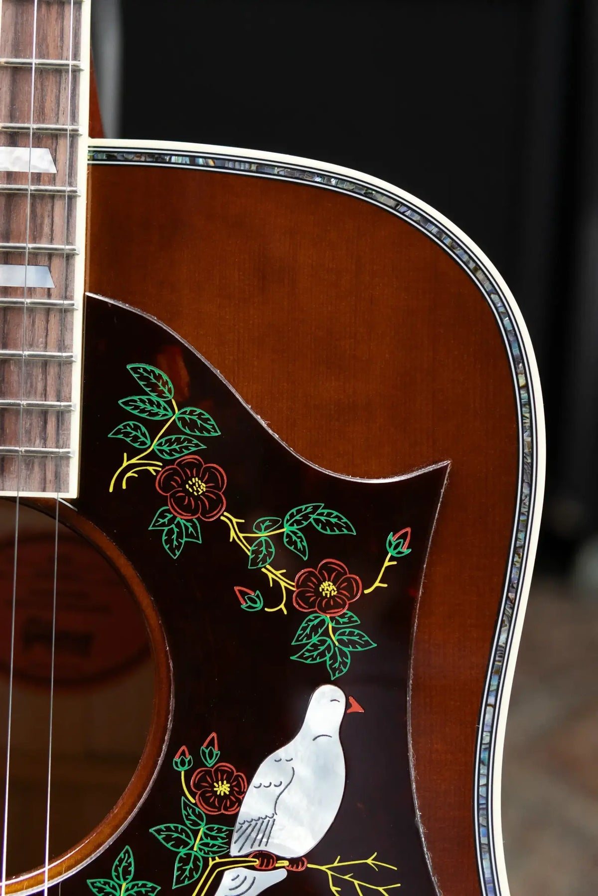Gibson Dove Anniversary Limited Edition Acoustic/Electric Guitar - Cremona Burst with Hardshell Case