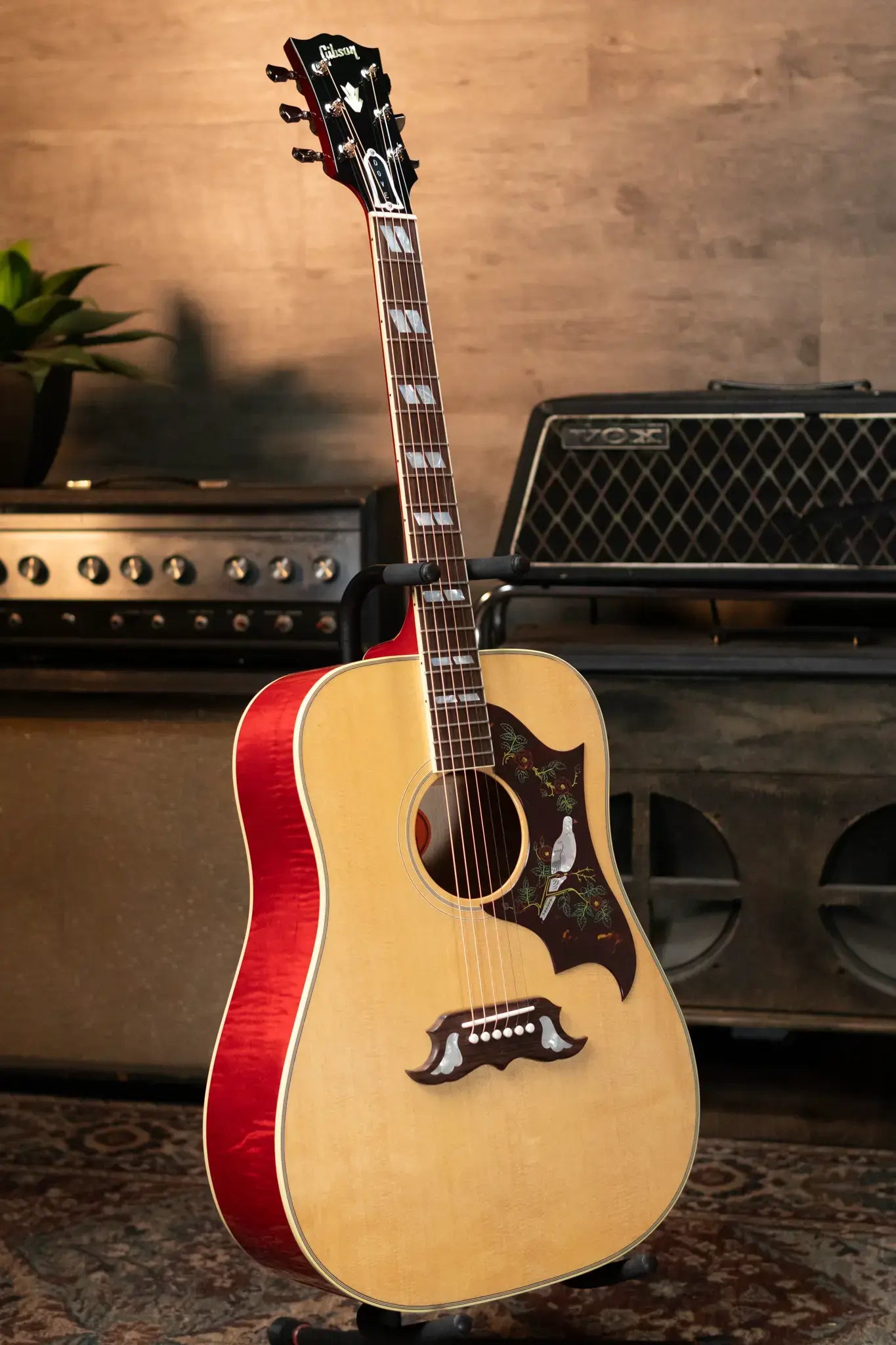 Gibson Dove Original Acoustic Electric Antique Natural with Hardshell Case 673614288480a