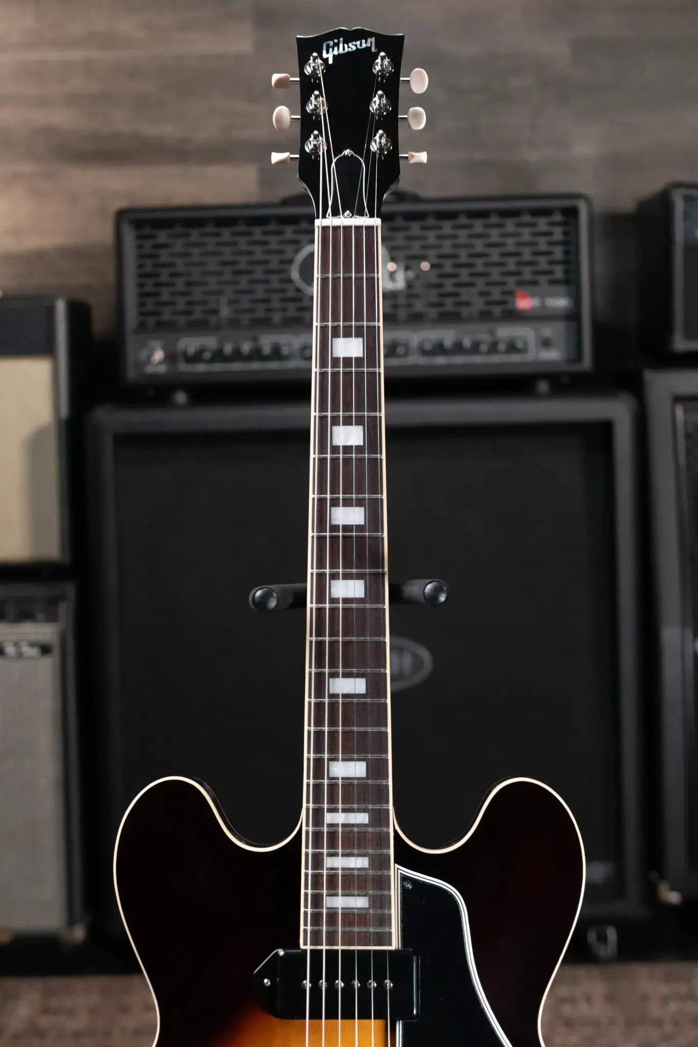 Gibson ES-330 Hollowbody Electric Guitar - Tobacco Burst with Hardshell Case