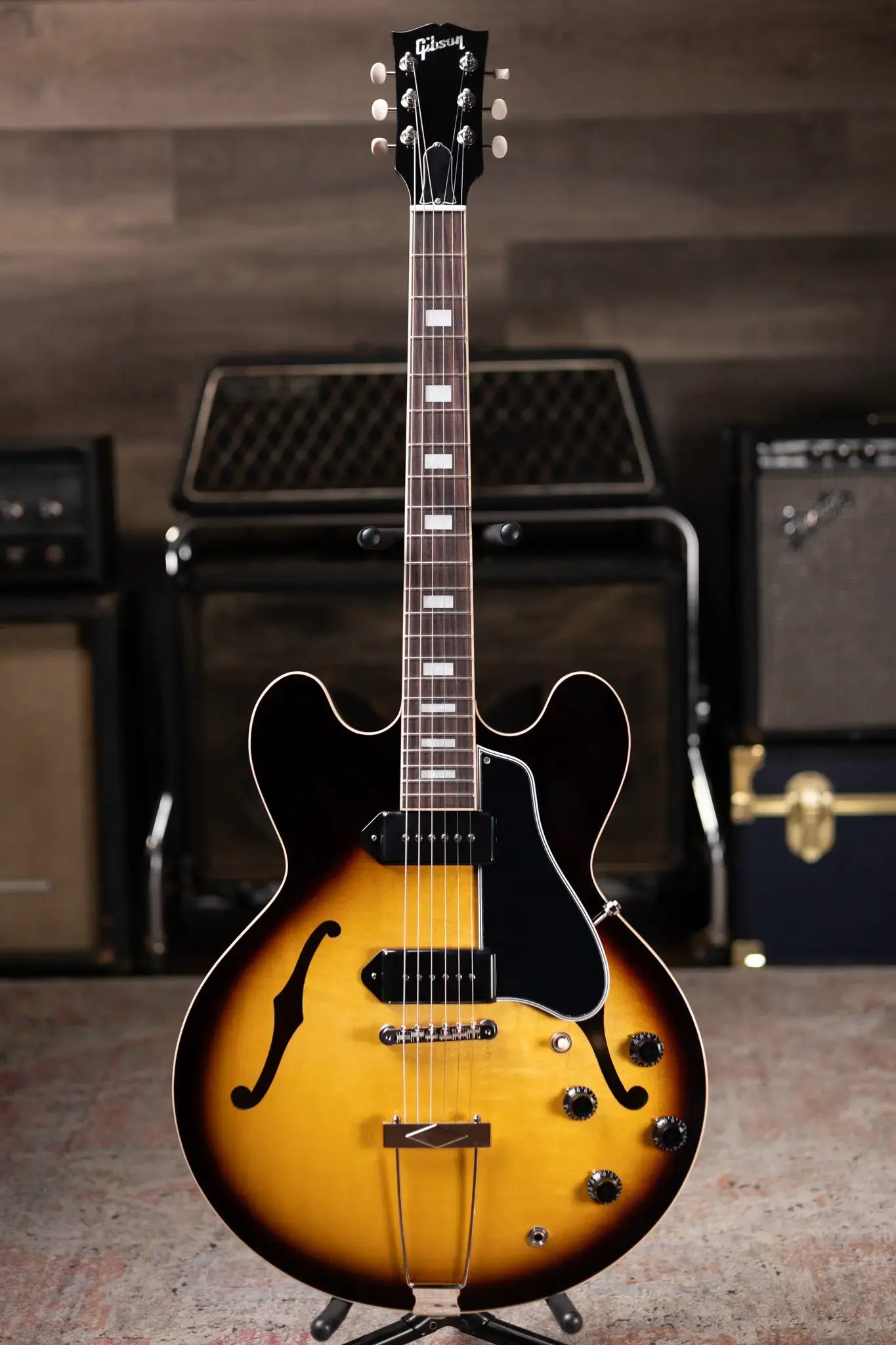 Gibson ES-330 Hollowbody - Tobacco Burst with Hardshell Case