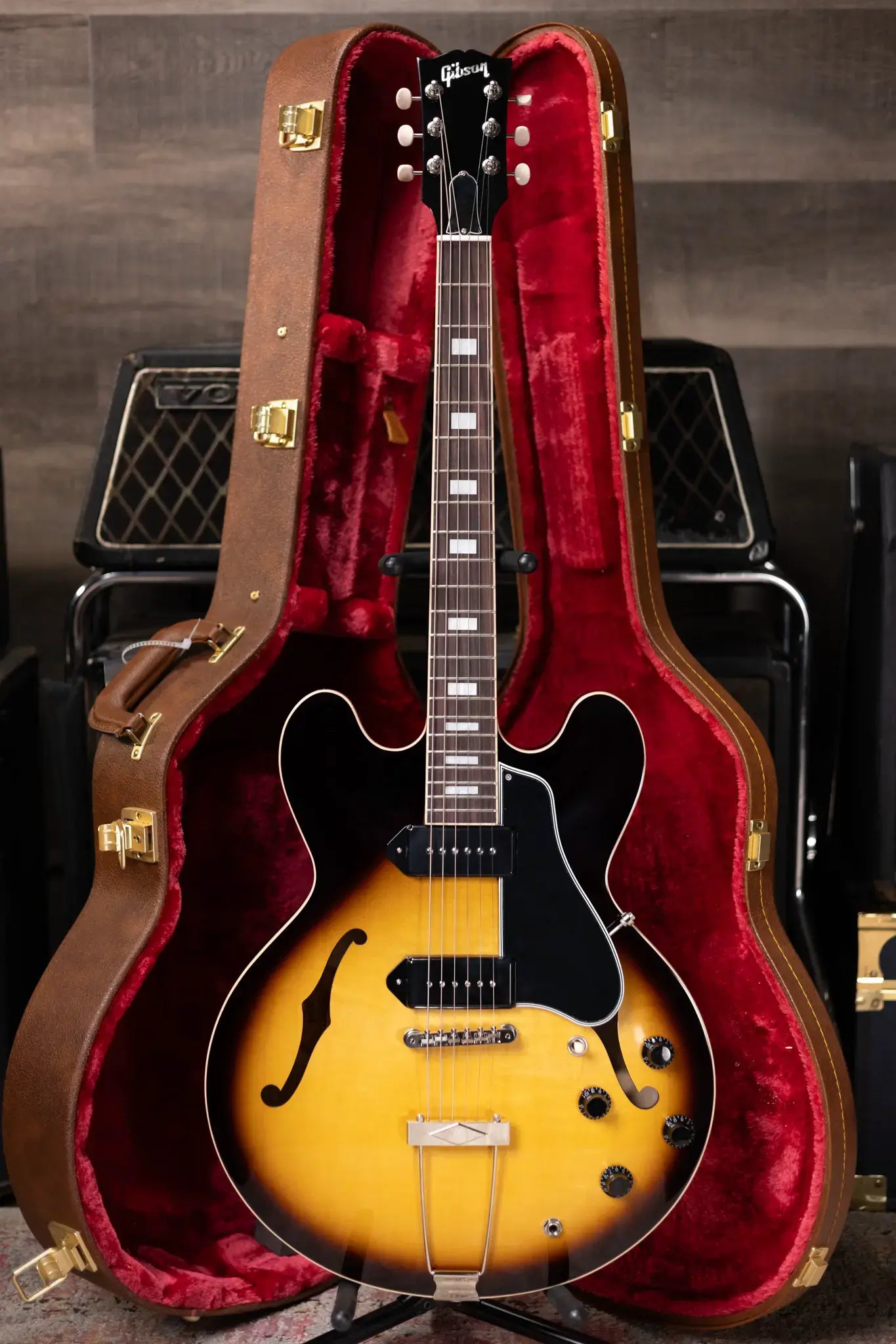Gibson ES-330 Hollowbody - Tobacco Burst with Hardshell Case