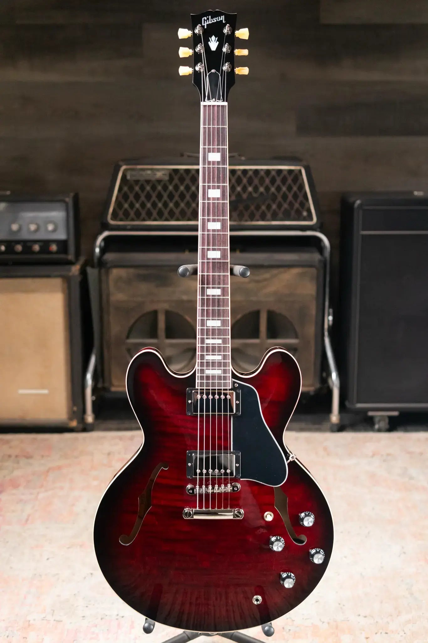 Gibson ES-335 Figured Semi-Hollow Electric Guitar - Blood Moon Burst with Hardshell Case