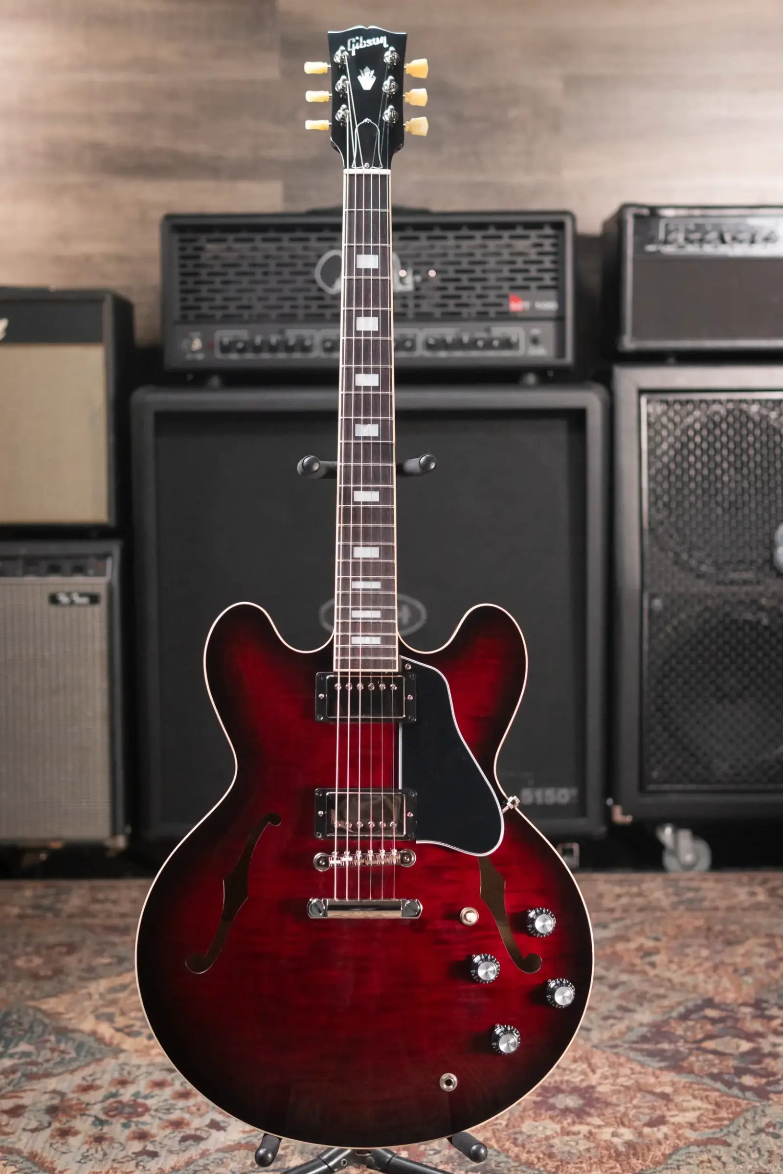 Gibson ES-335 Figured Semi-Hollow Electric Guitar - Blood Moon Burst with Hardshell Case