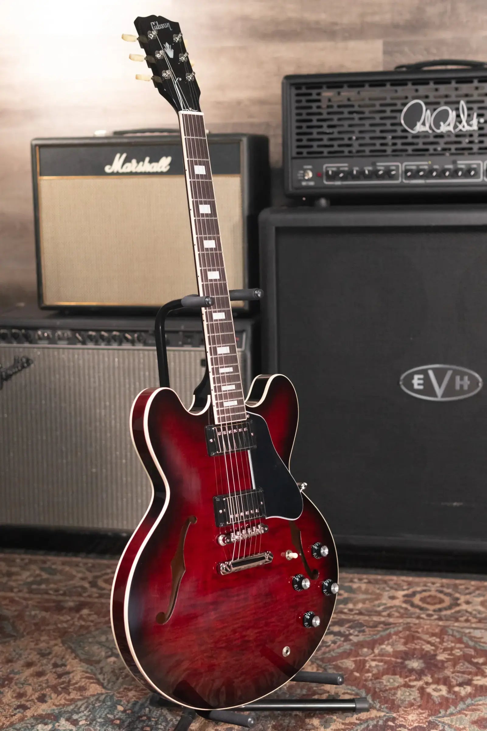 Gibson ES-335 Figured Semi-Hollow Electric Guitar - Blood Moon Burst with Hardshell Case