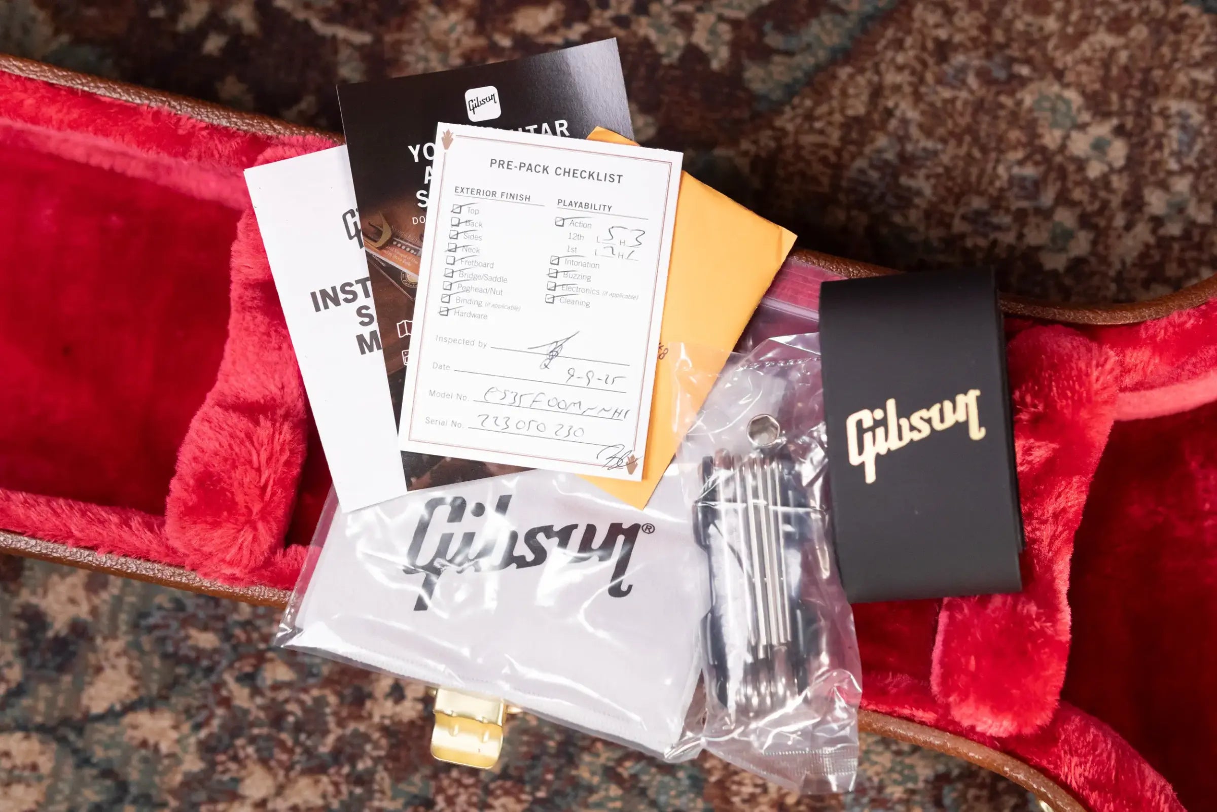 Gibson ES-335 Figured Semi-Hollow Electric Guitar - Blood Moon Burst with Hardshell Case