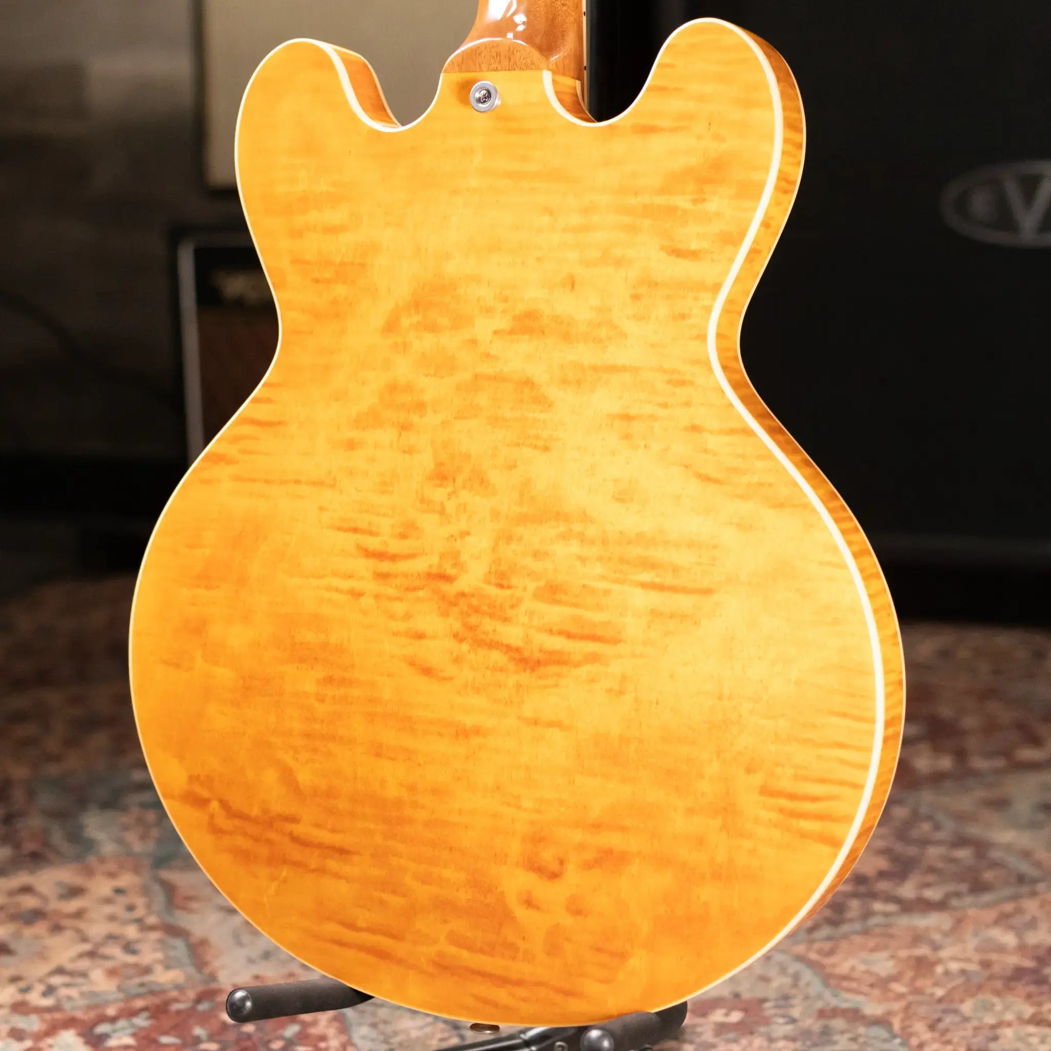 Gibson ES-335 Figured Semi-Hollow Electric Guitar - Honey Amber with Hardshell Case