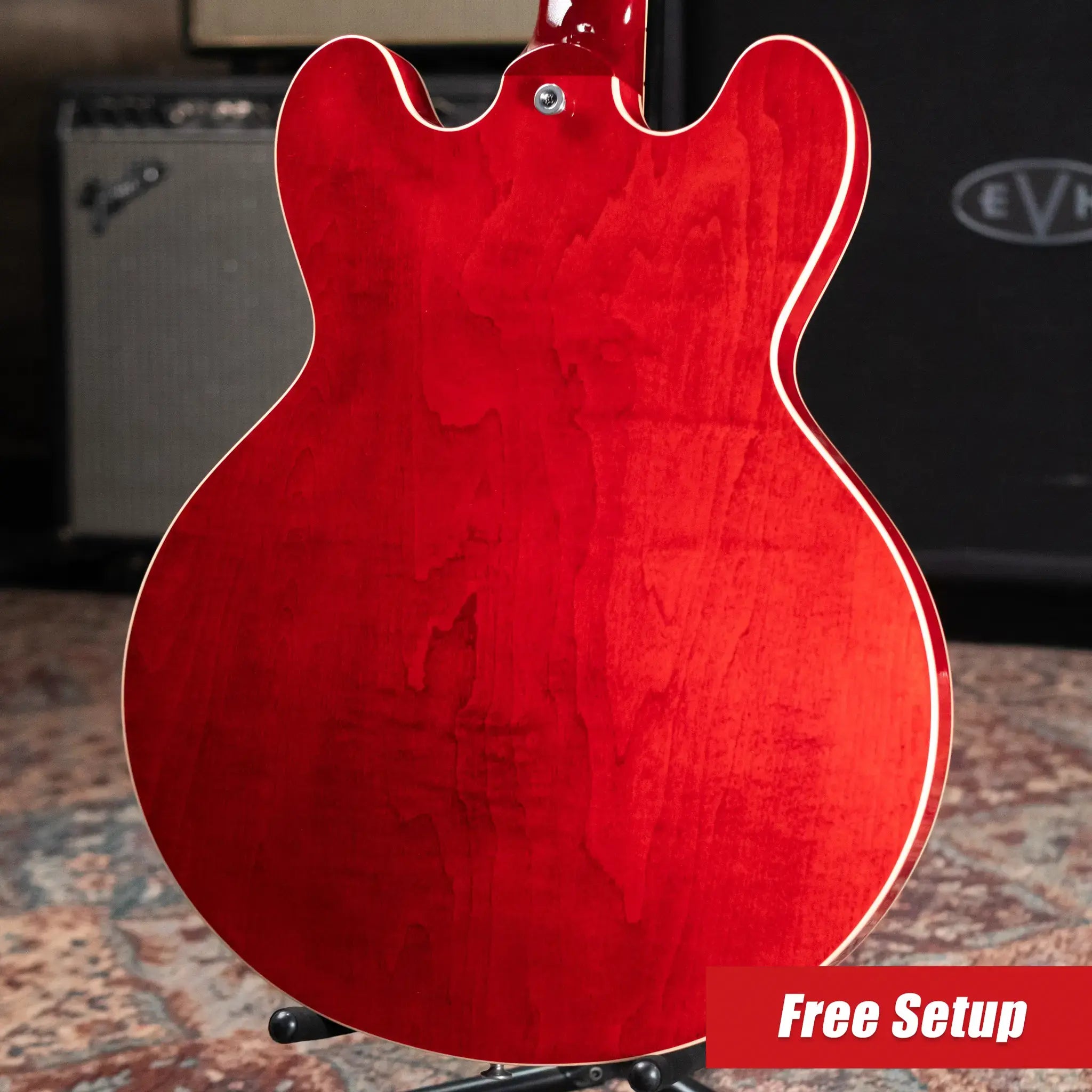 Gibson ES-335 Semi-Hollow Electric Guitar - Sixties Cherry with Hardshell Case