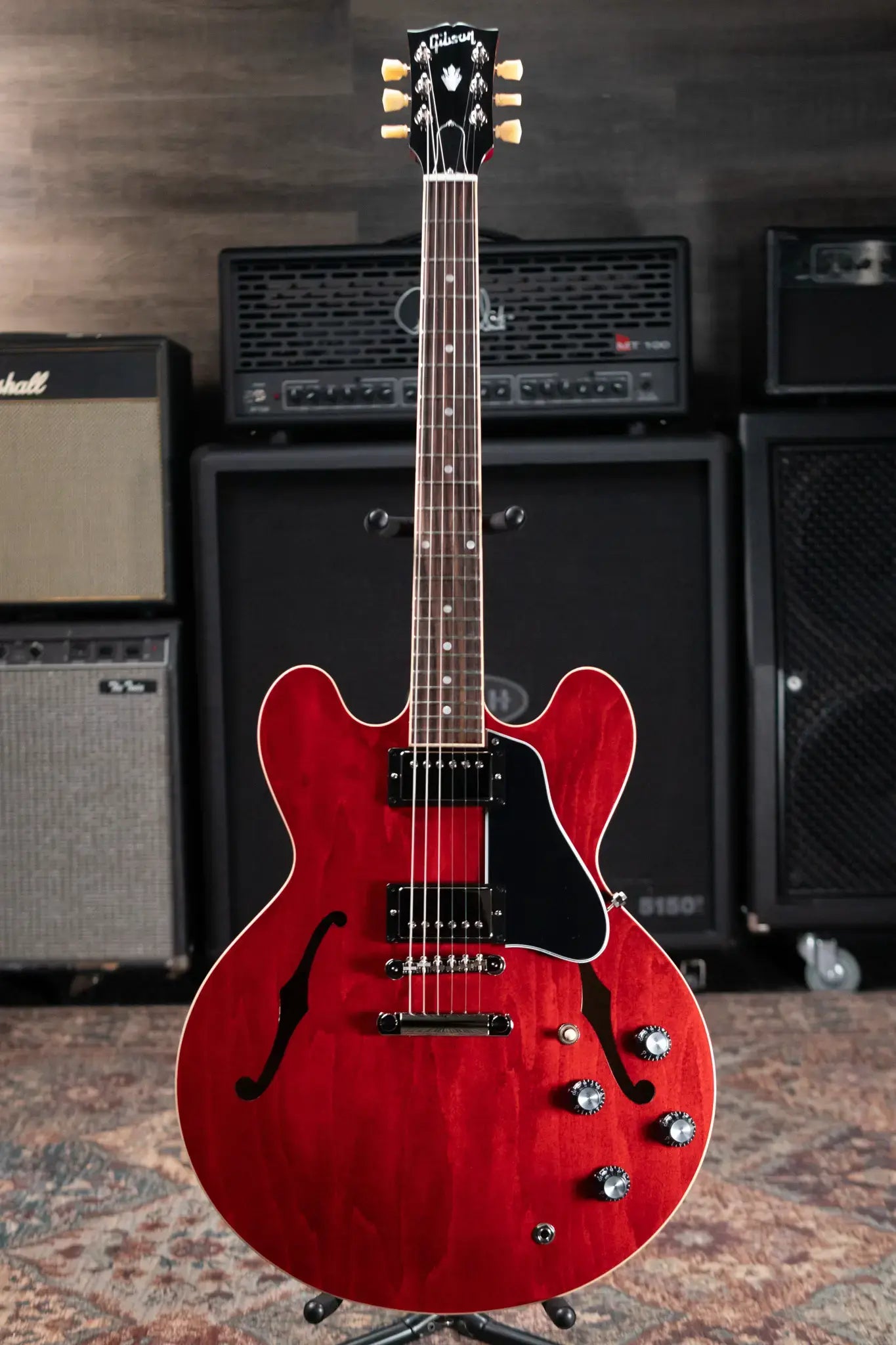 Gibson ES-335 Semi-Hollow Electric Guitar - Sixties Cherry with Hardshell Case