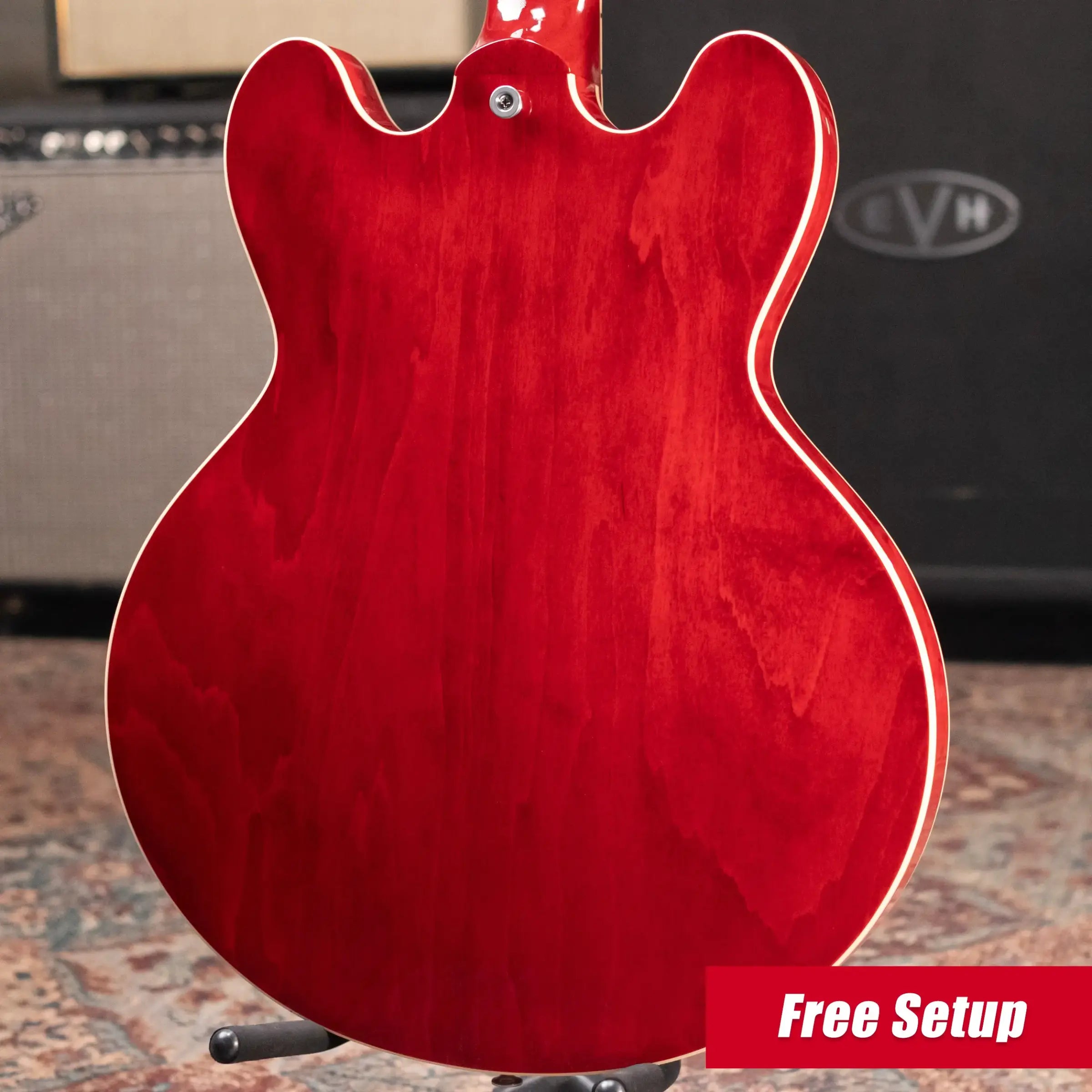 Gibson ES-335 Semi-Hollow Electric Guitar - Sixties Cherry with Hardshell Case