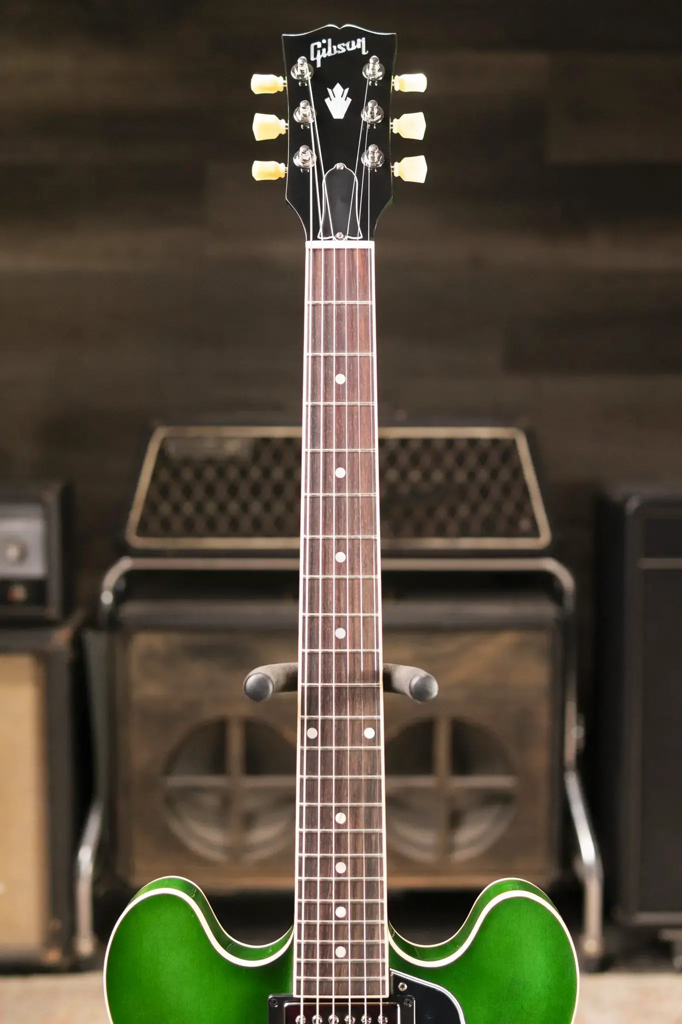 Gibson ES-335 Semi-Hollow Electric Guitar - Spearmint with Hardshell Case