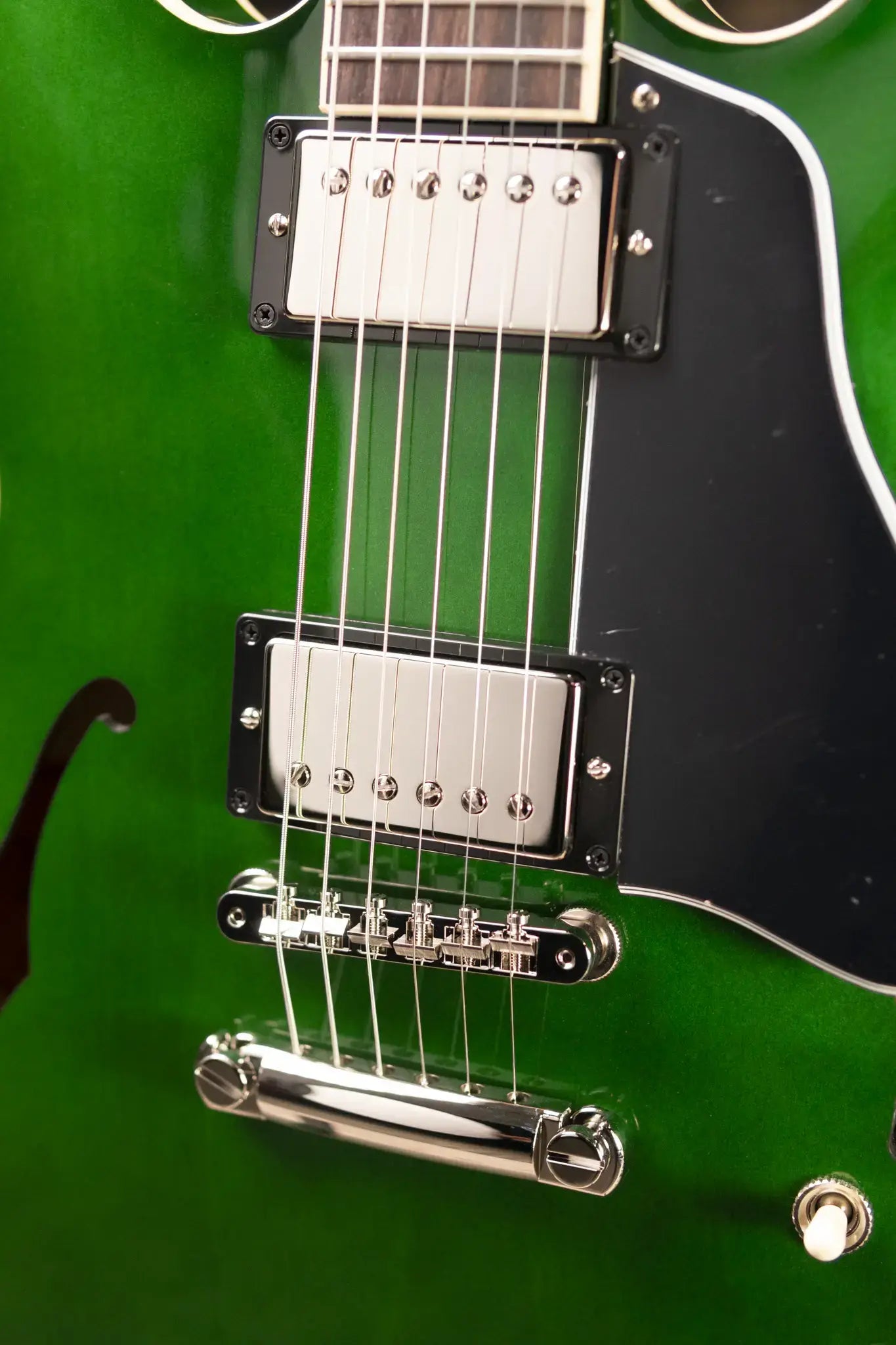 Gibson ES-335 Semi-Hollow Electric Guitar - Spearmint with Hardshell Case