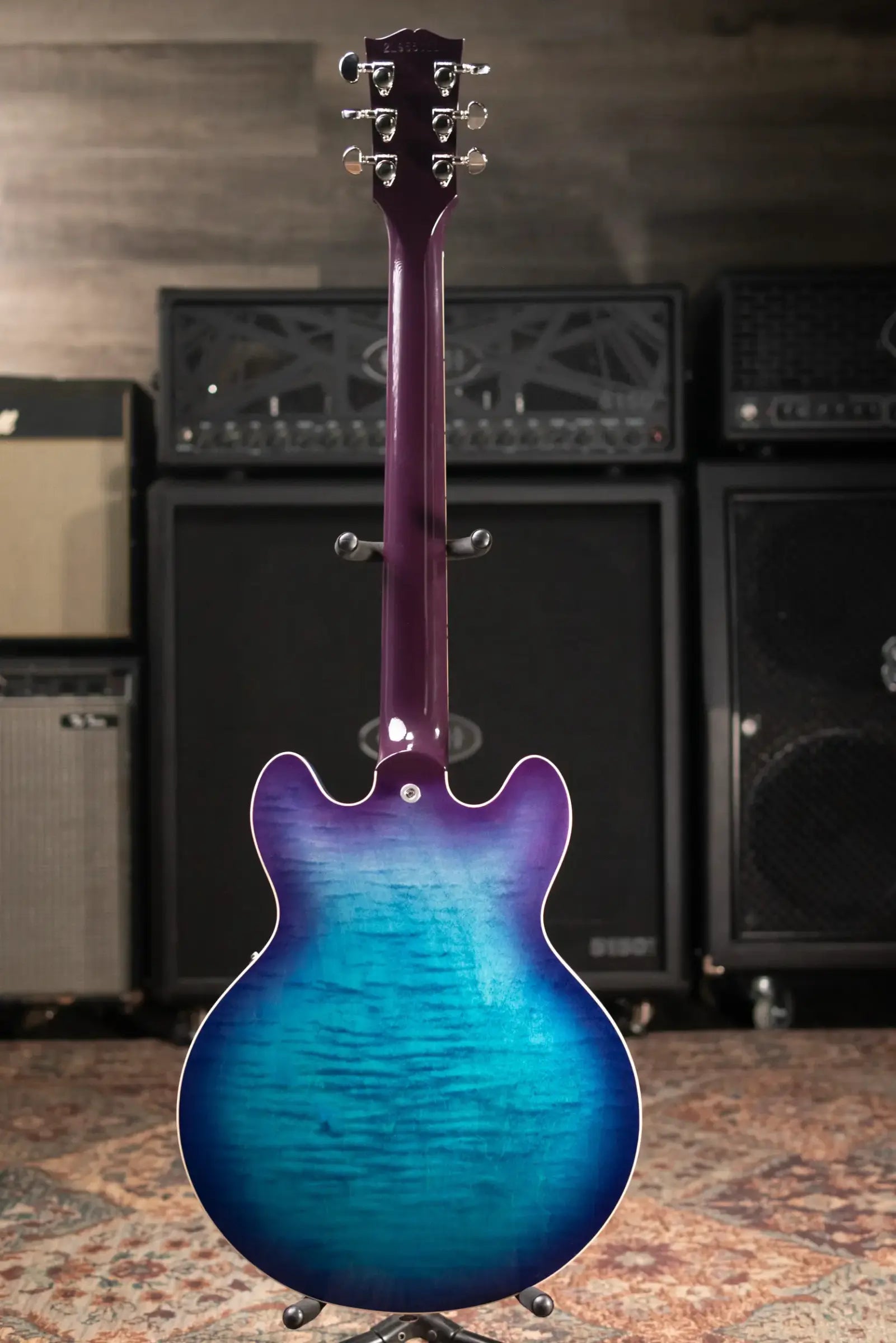 Gibson ES-339 Figured Semi-Hollow Electric Guitar - Blueberry Burst with Hardshell Case