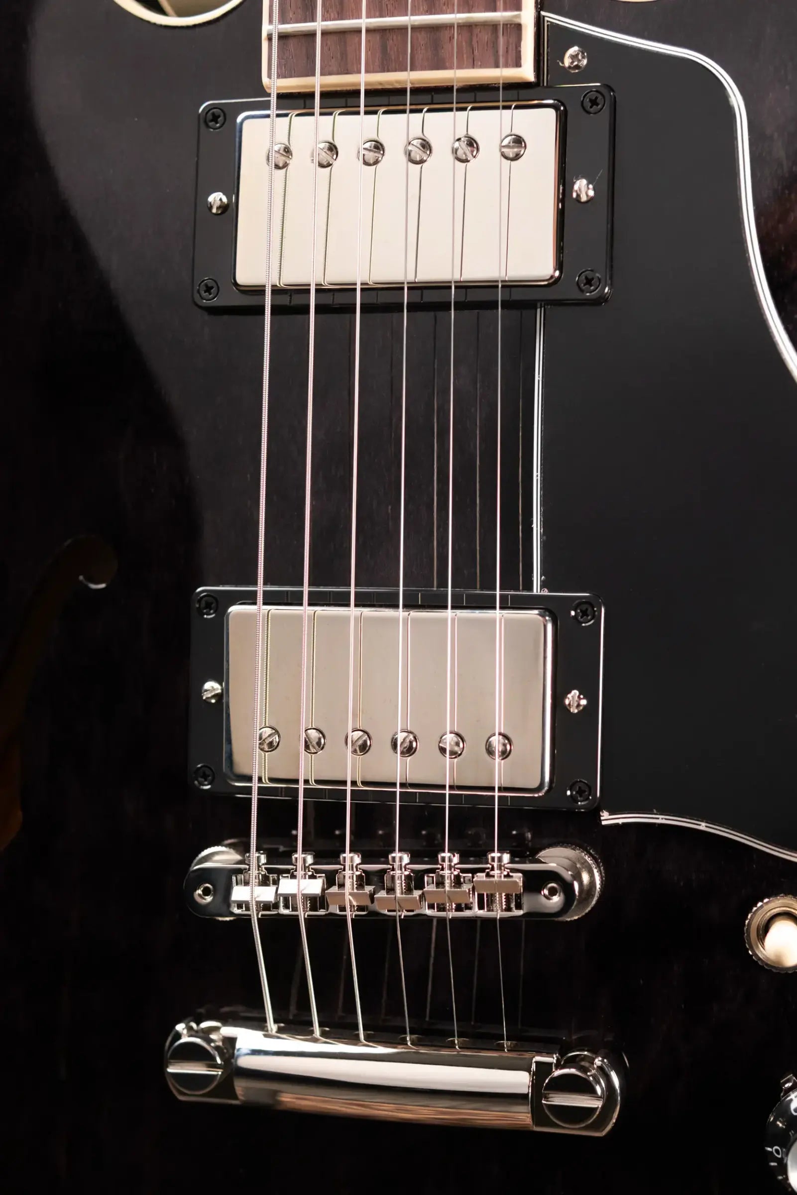 Gibson ES-339 Semi-Hollow Electric Guitar - Trans Ebony with Hardshell Case