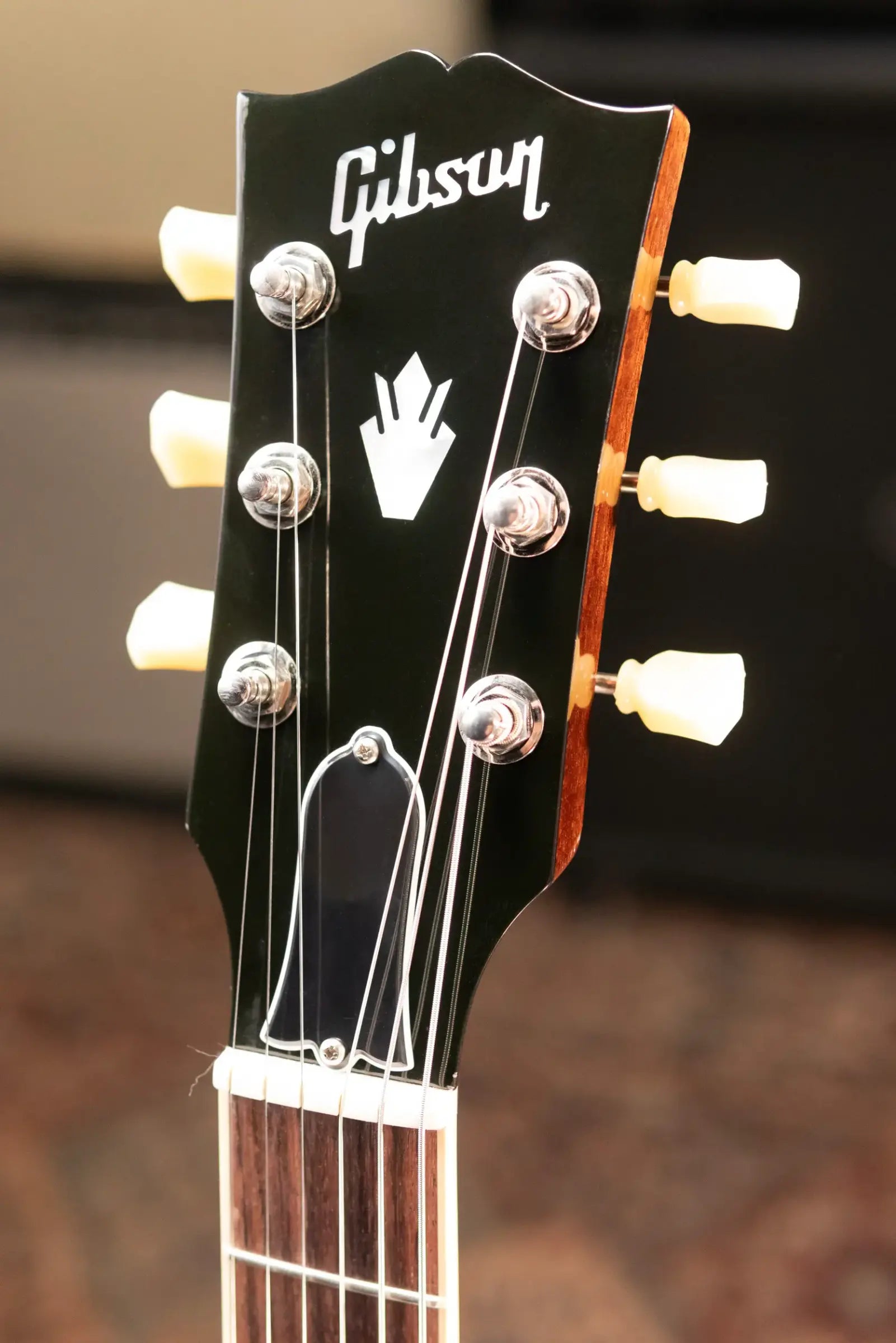 Gibson ES-345 Left-Handed Semi-Hollow Electric Guitar - Vintage Burst with Hardshell Case