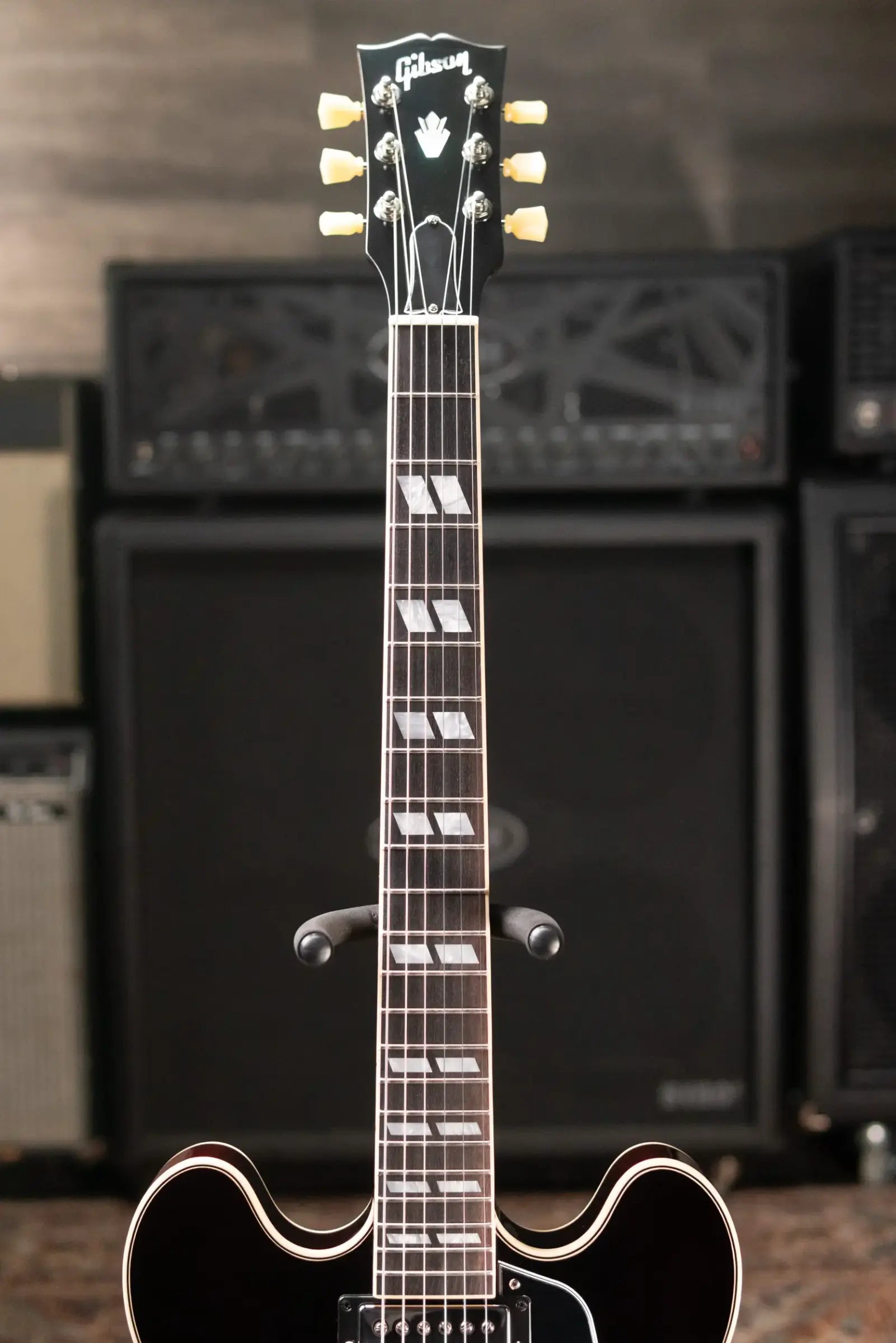 Gibson ES-345 Semi-Hollow Electric Guitar - Vintage Burst with Hardshell Case