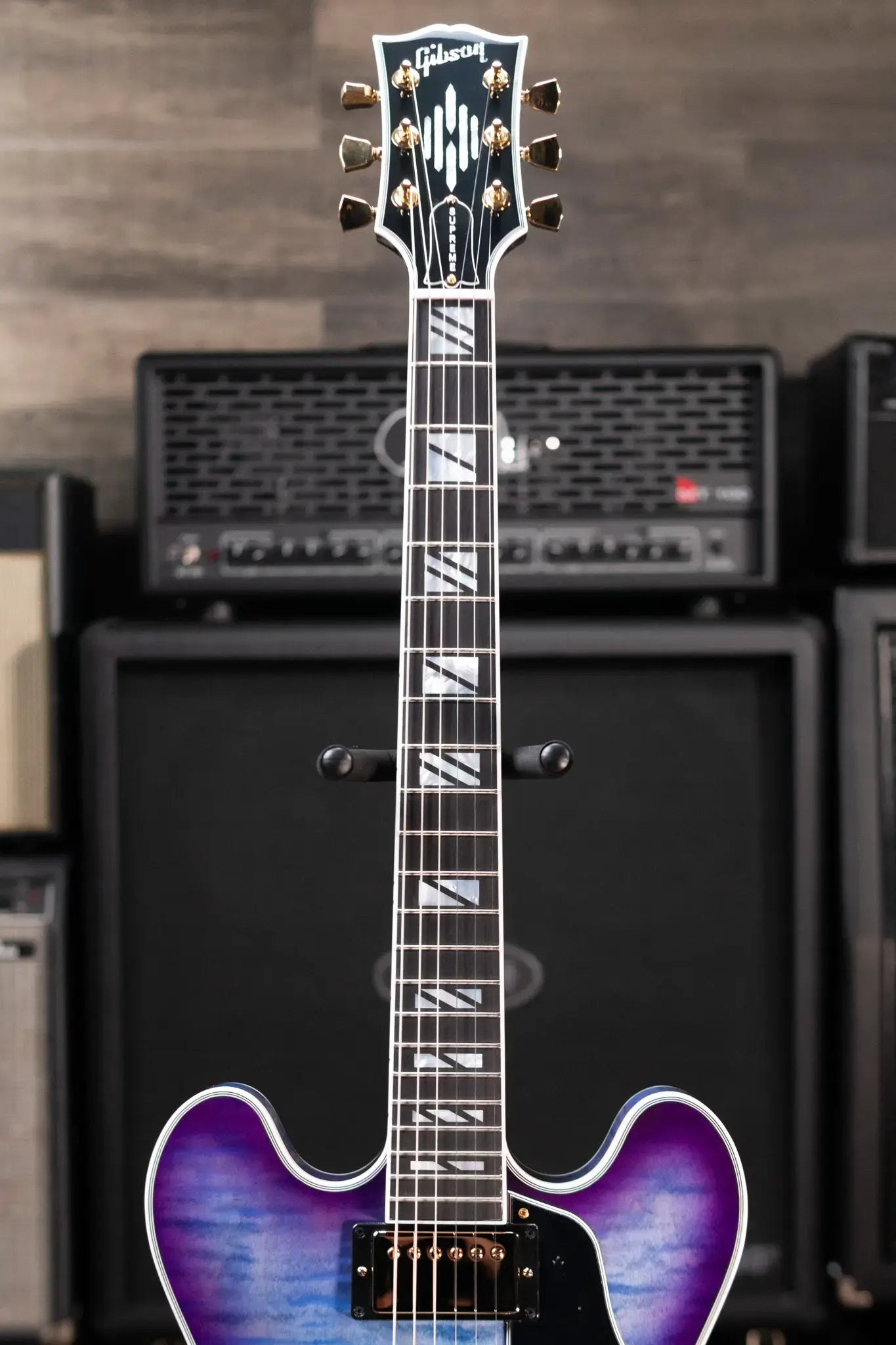 Gibson ES Supreme Semi-Hollow Electric Guitar - Blueberry Burst with Hardshell Case