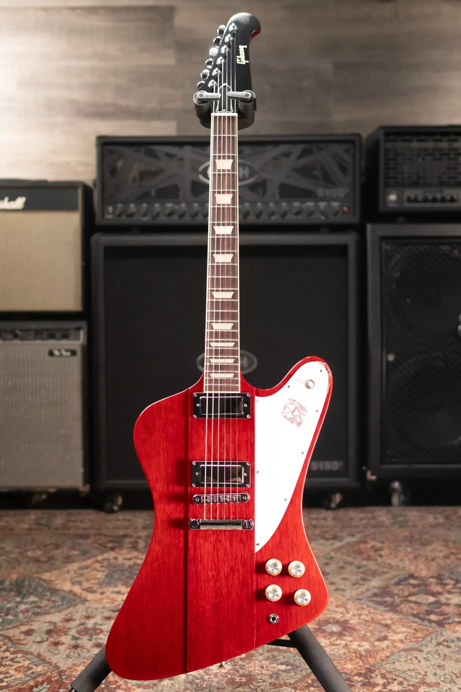 Gibson Firebird Platypus Electric Guitar - Vintage Cherry with Hardshell Case
