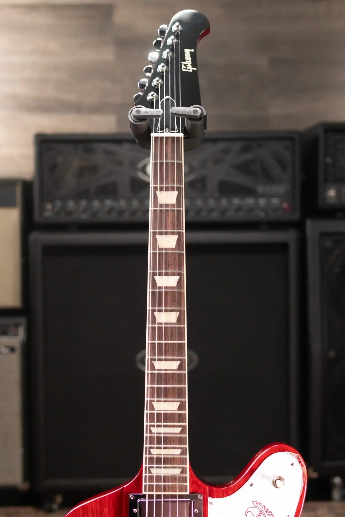 Gibson Firebird Platypus Electric Guitar - Vintage Cherry with Hardshell Case - Demo