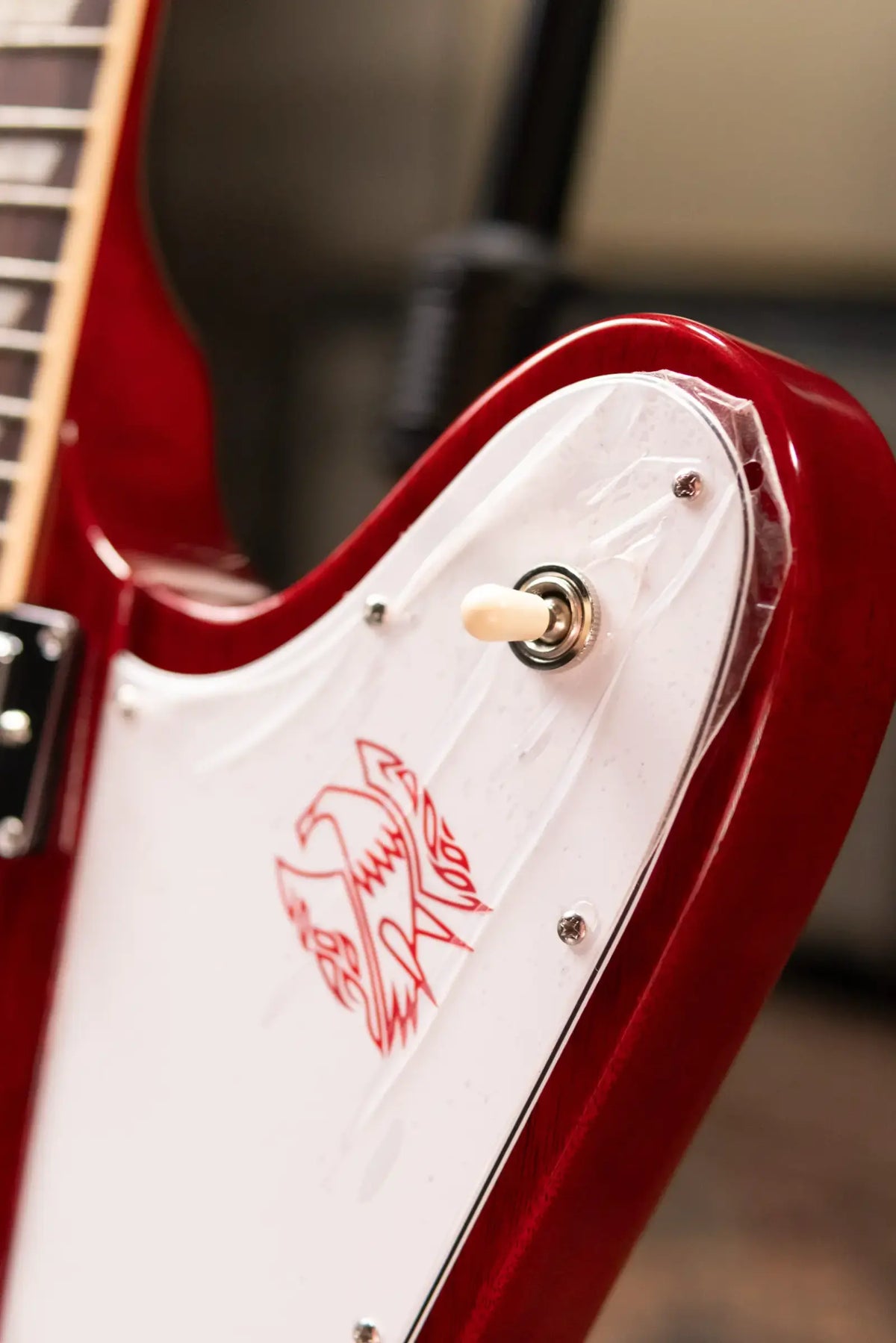 Gibson Firebird Platypus Electric Guitar - Vintage Cherry with Hardshell Case - Demo