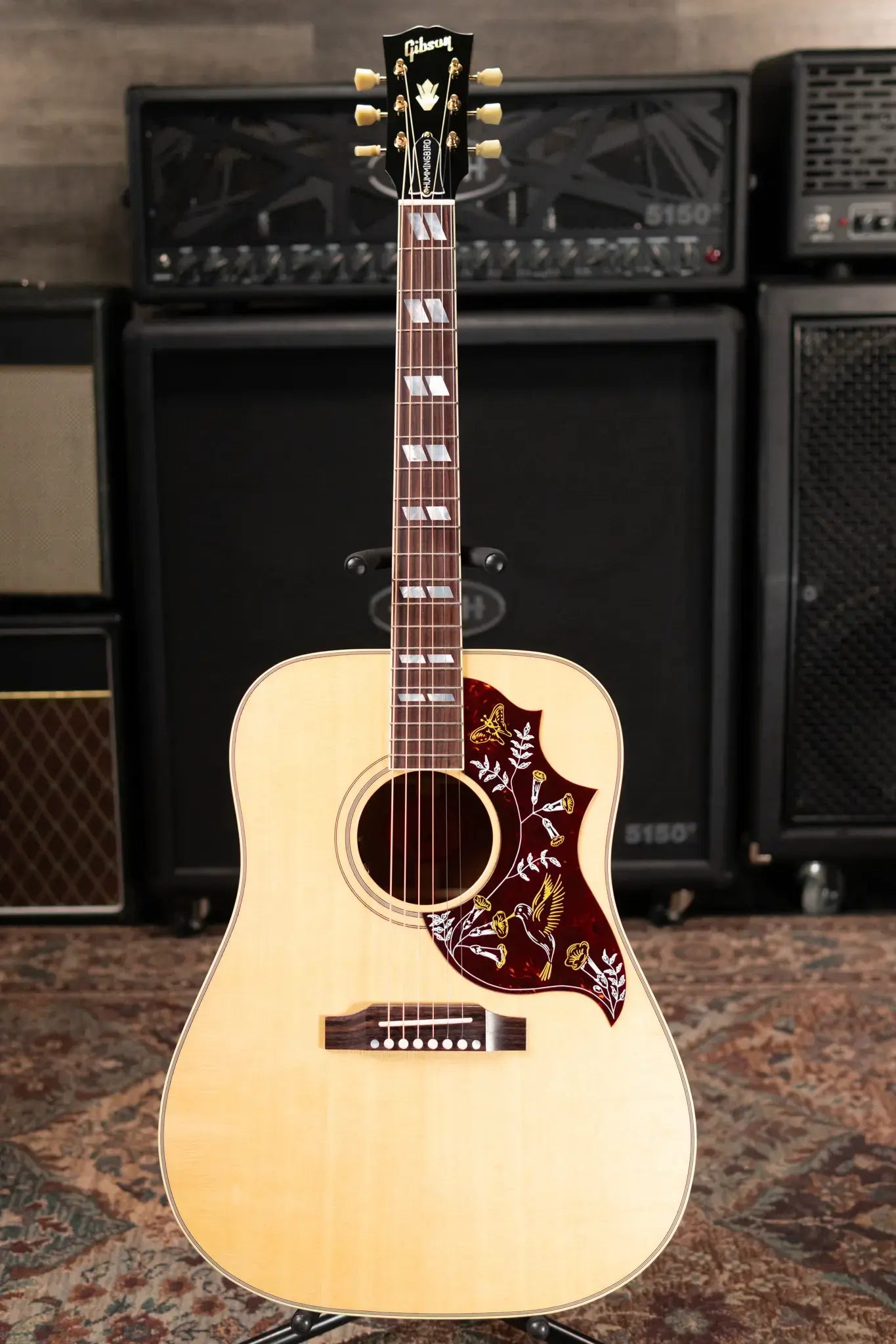 Gibson Hummingbird Original Acoustic/Electric Guitar - Antique Natural with Hardshell Case