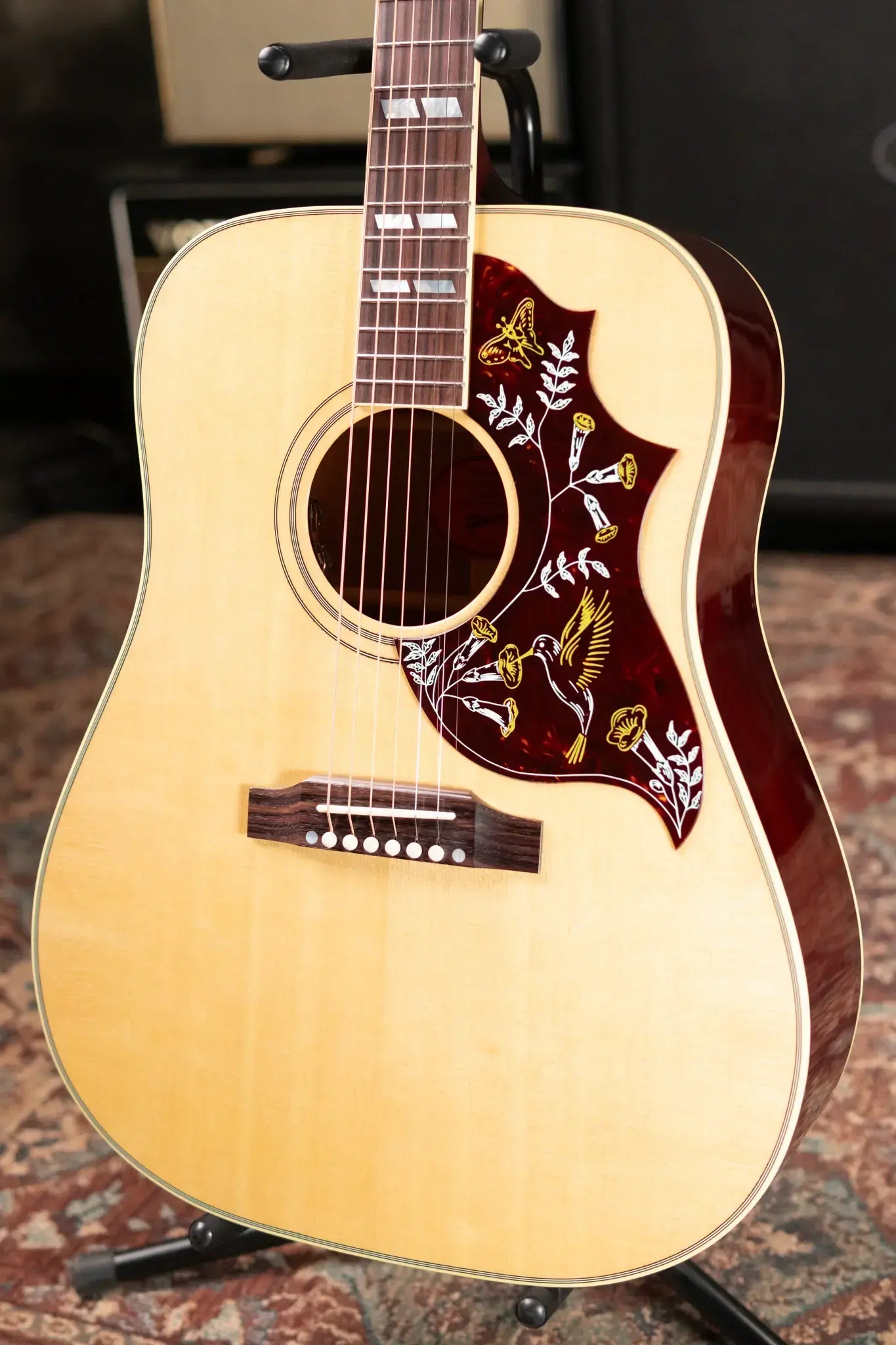 Gibson Hummingbird Original Acoustic/Electric Guitar - Antique Natural with Hardshell Case