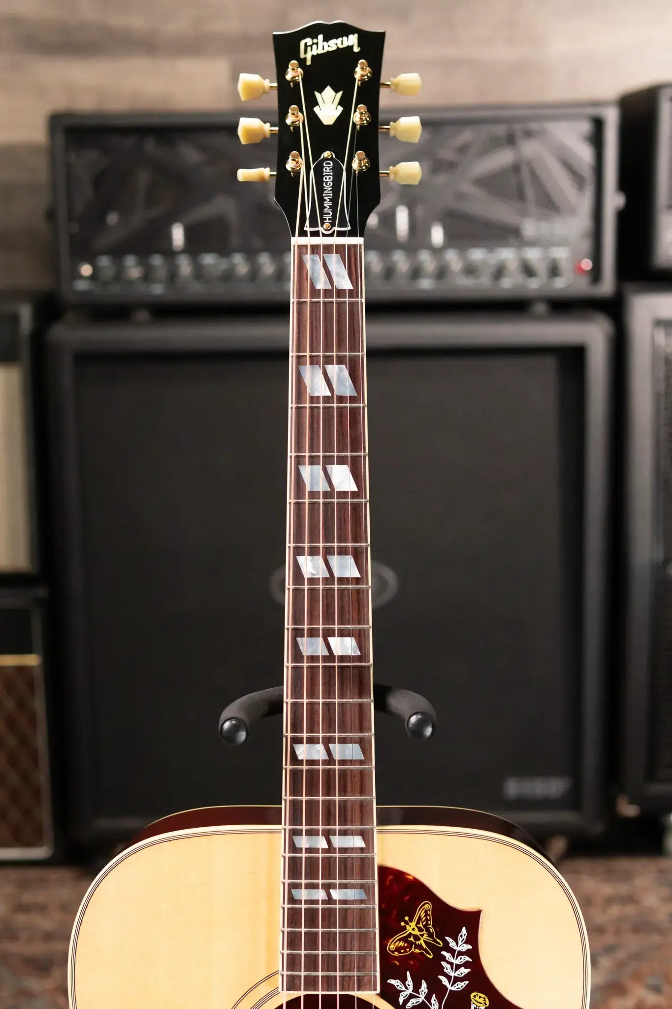 Gibson Hummingbird Original Acoustic/Electric Guitar - Antique Natural with Hardshell Case
