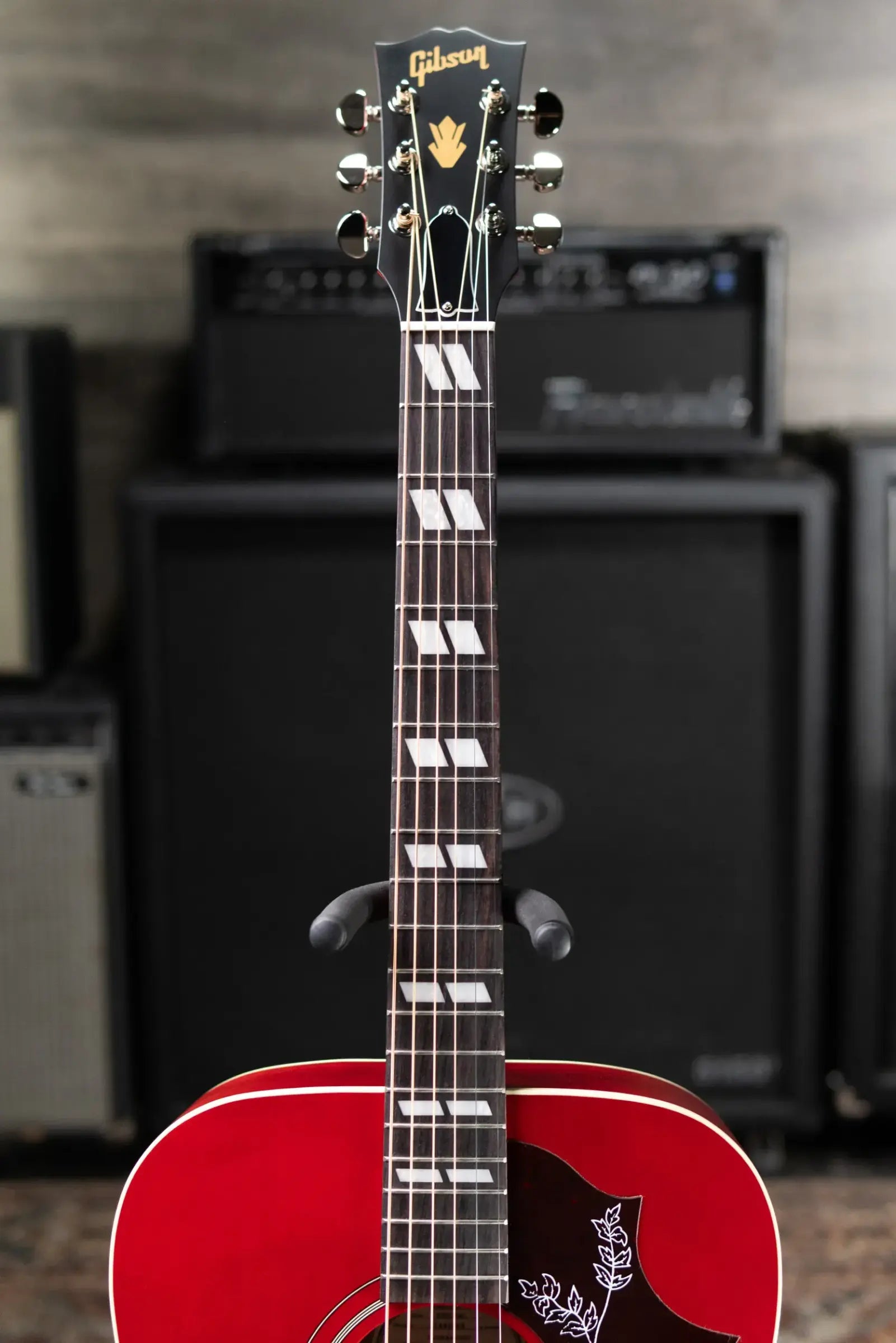 Gibson Hummingbird Special Acoustic/Electric Guitar - Satin Vintage Cherry Sunburst with Gig Bag