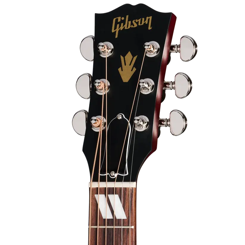 Gibson Hummingbird Special Dreadnought Acoustic/Electric Guitar - Satin Wine Red with Gig Bag
