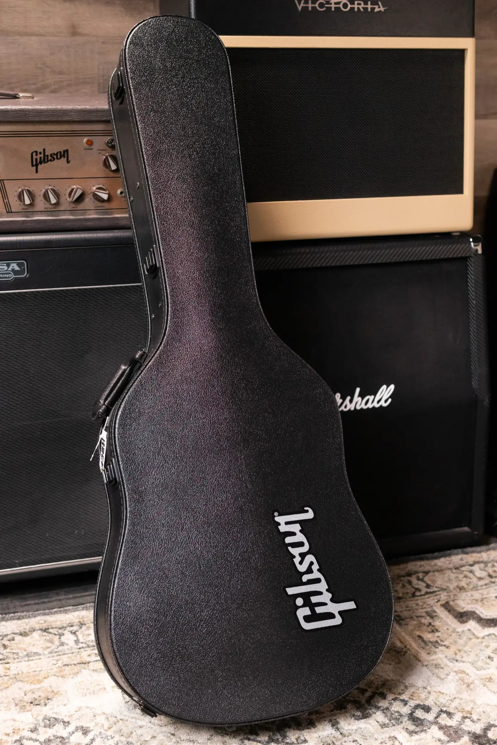 Gibson Hummingbird Standard Left-Handed Acoustic/Electric Guitar - Vintage Sunburst with Hardshell Case