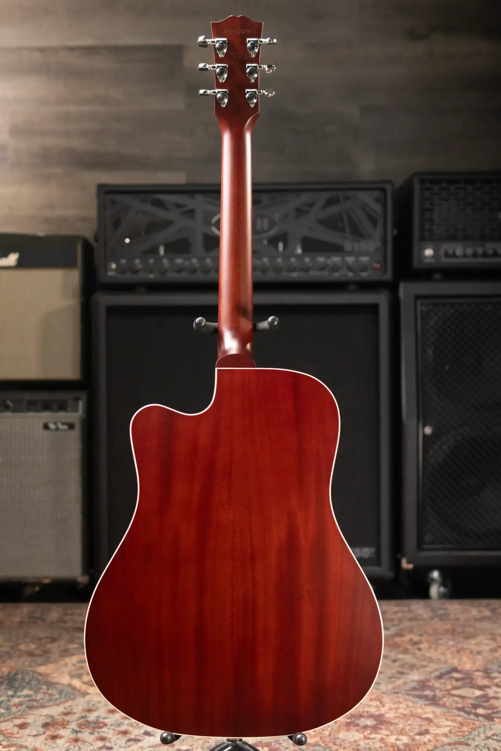 Gibson Hummingbird Studio EC Acoustic/Electric Guitar - Triburst with Hardshell Case