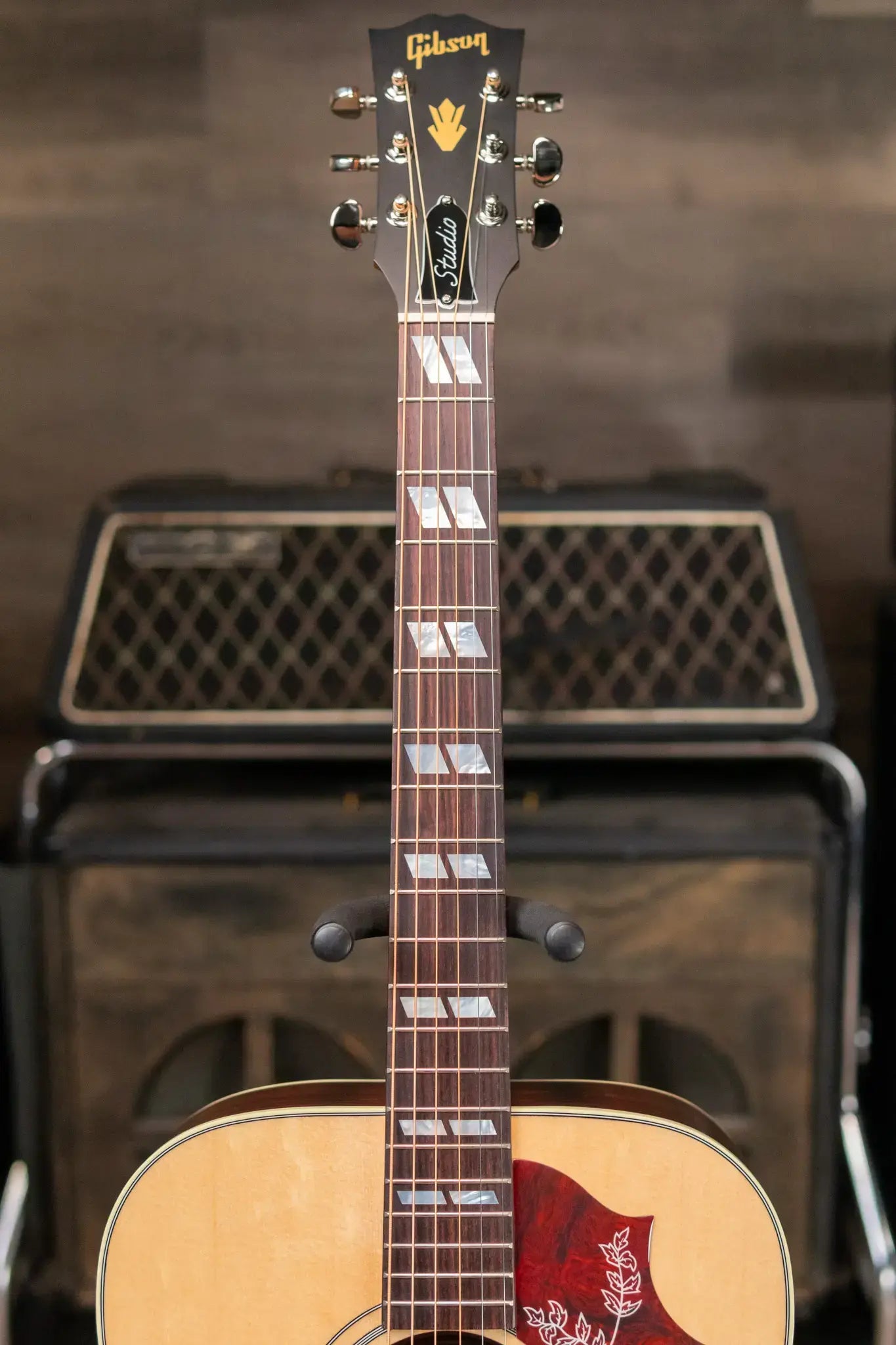 Gibson Hummingbird Studio Rosewood Acoustic/Electric Guitar - Natural with Hardshell Case