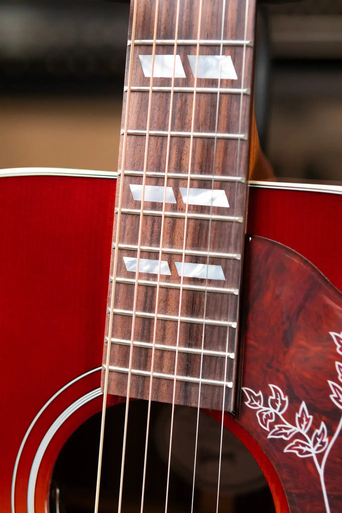 Gibson Hummingbird Studio Rosewood Acoustic/Electric Guitar - Rosewood Burst with Hardshell Case