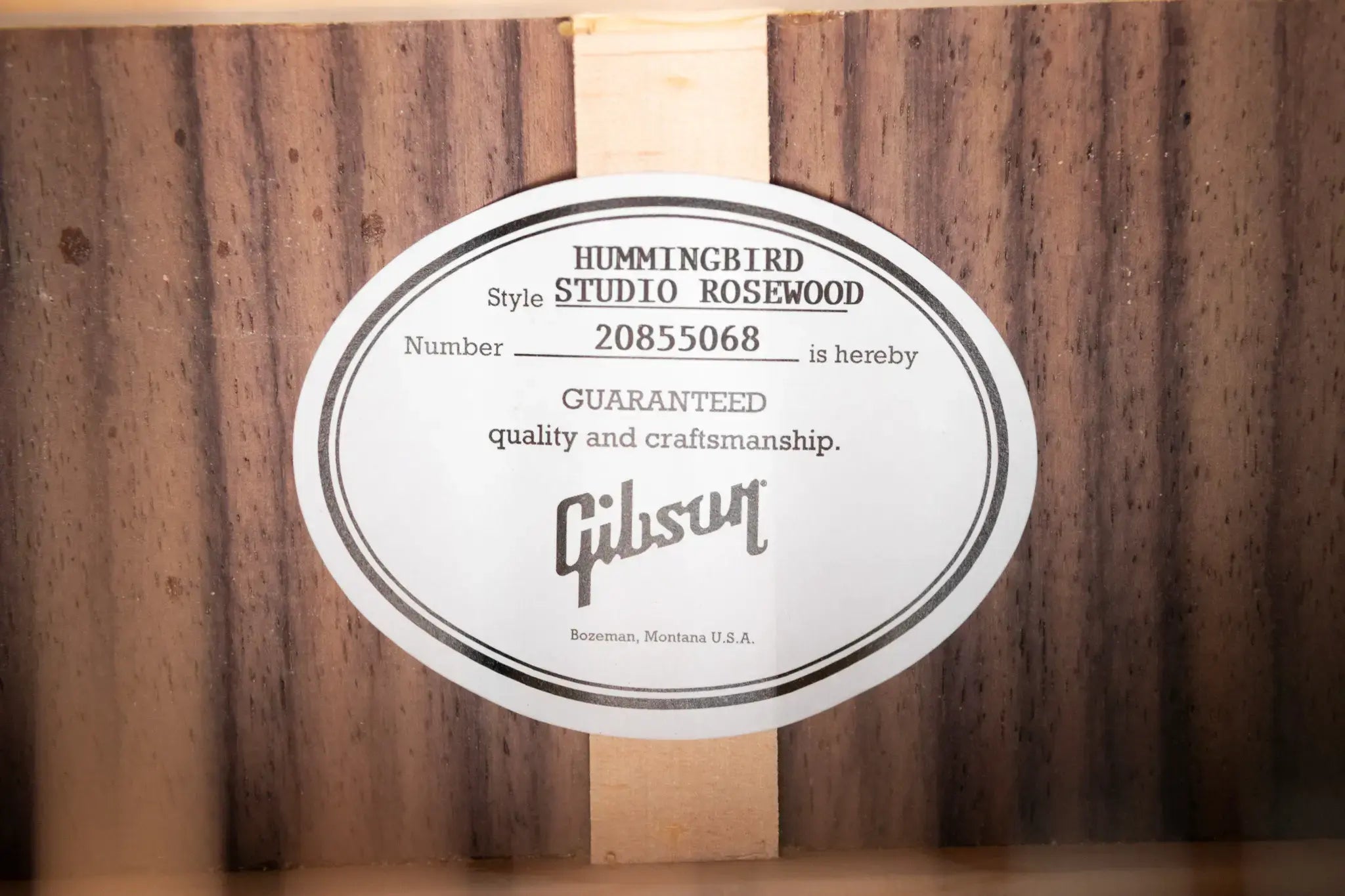 Gibson Hummingbird Studio Rosewood Acoustic/Electric Guitar - Rosewood Burst with Hardshell Case