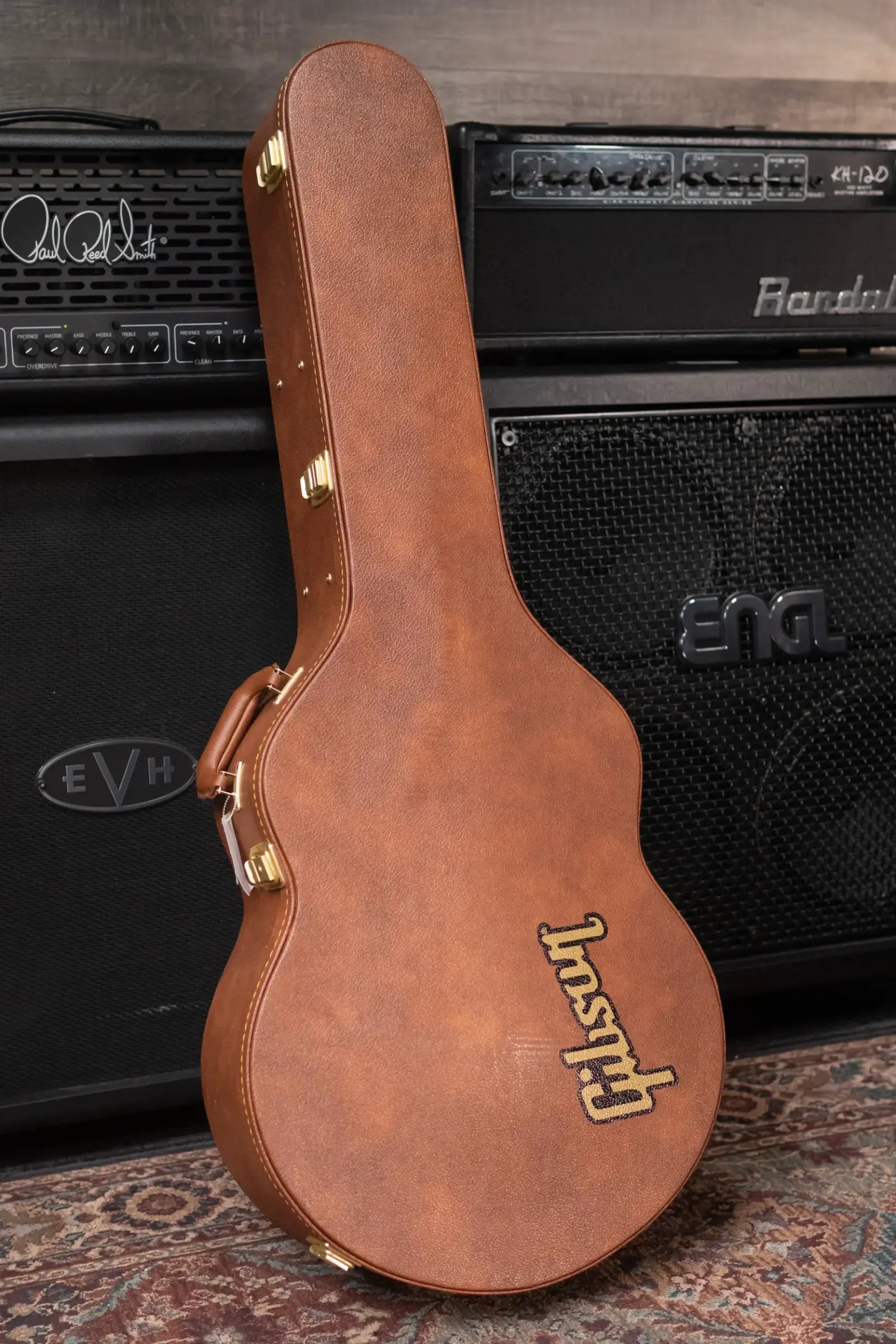 Gibson J-185 Original Acoustic/Electric Guitar - Vintage Sunburst with Hardshell Case