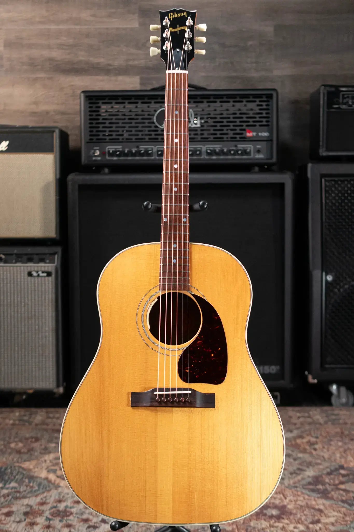 Gibson J-45 Koa Acoustic/Electric Guitar with Hardshell Case - Used