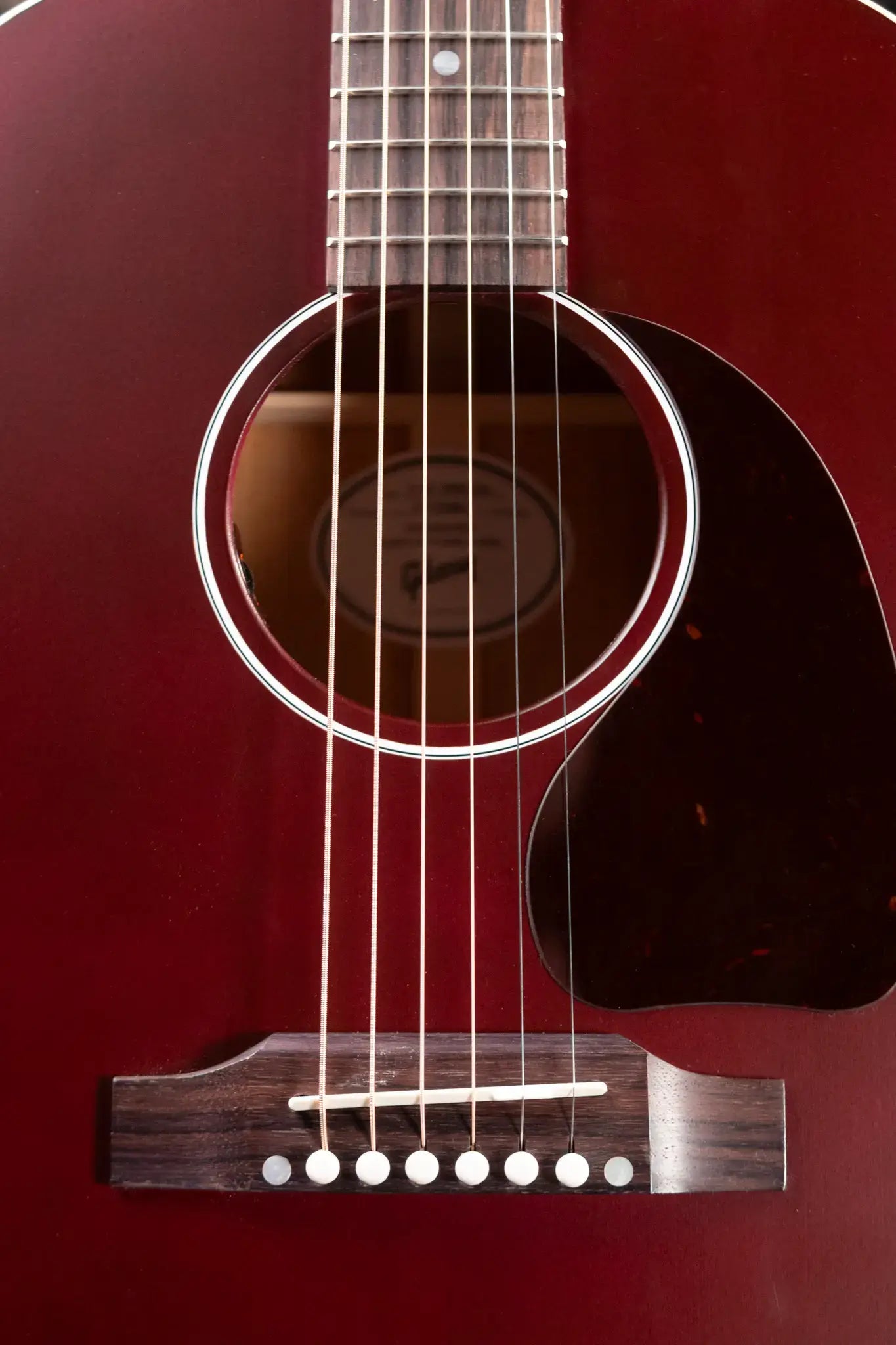 Gibson J-45 Special Acoustic/Electric Guitar - Satin Wine Red with Gig Bag