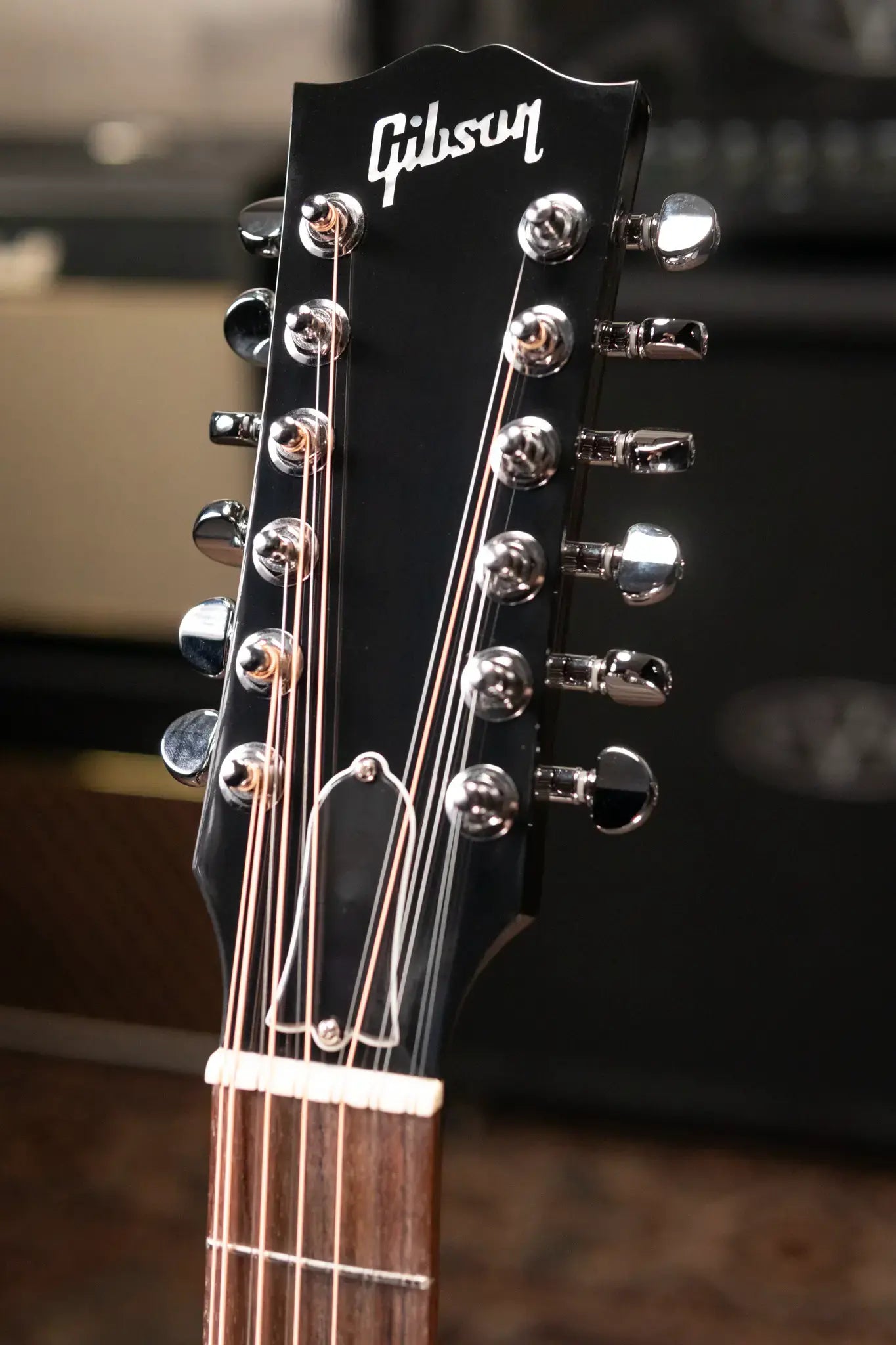 Gibson J-45 Standard 12-String Acoustic/Electric Guitar - Vintage Sunburst with Hardshell Case