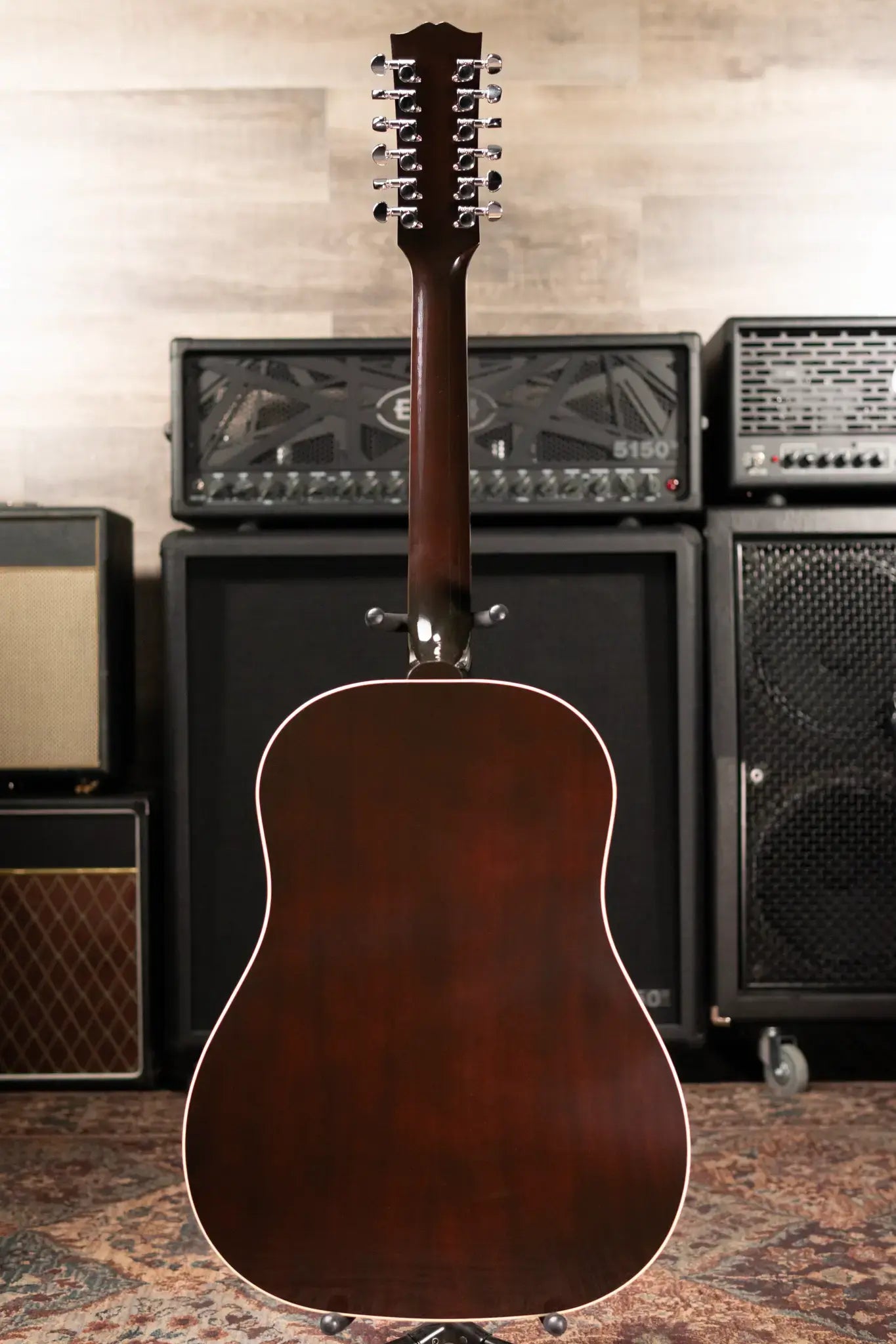 Gibson J-45 Standard 12-String Acoustic/Electric Guitar - Vintage Sunburst with Hardshell Case