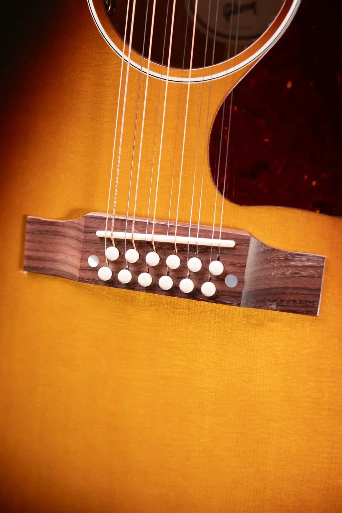 Gibson J-45 Standard 12-String Acoustic/Electric Guitar - Vintage Sunburst with Hardshell Case
