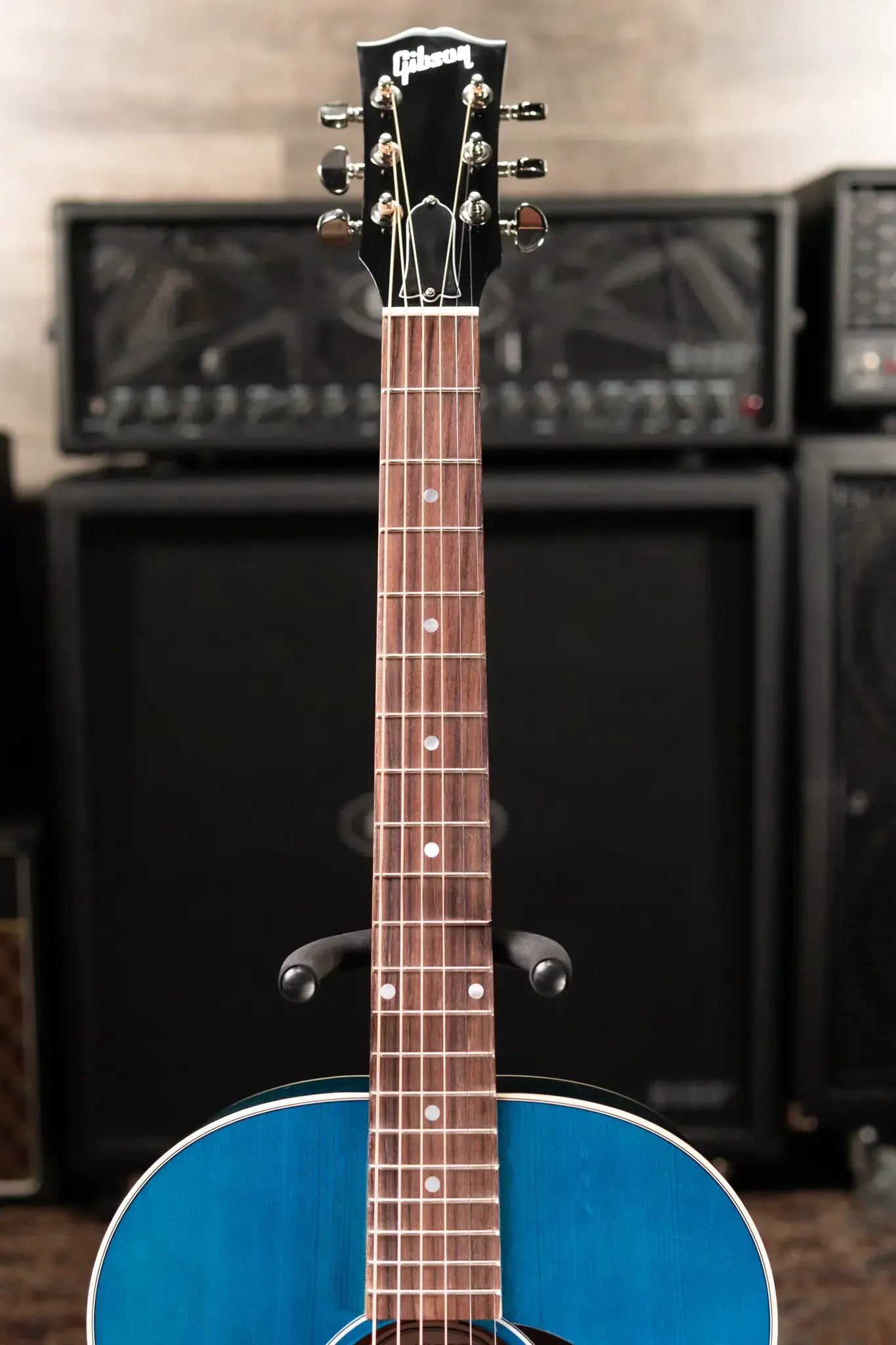 Gibson J-45 Standard Acoustic/Electric Guitar - Bluebonnet with Hardshell Case